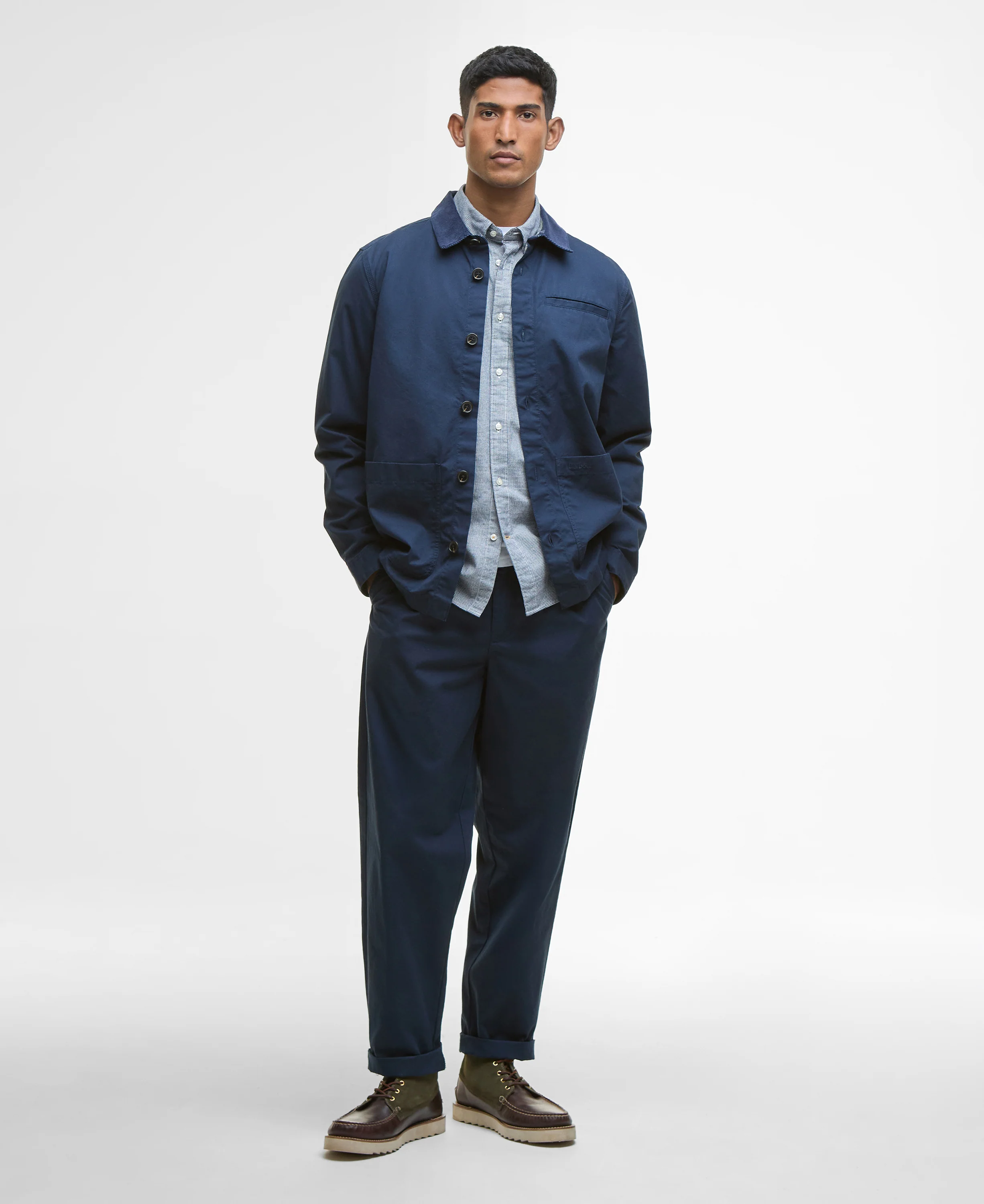 Cole Tailored Fit Poplin Overshirt - Image 12