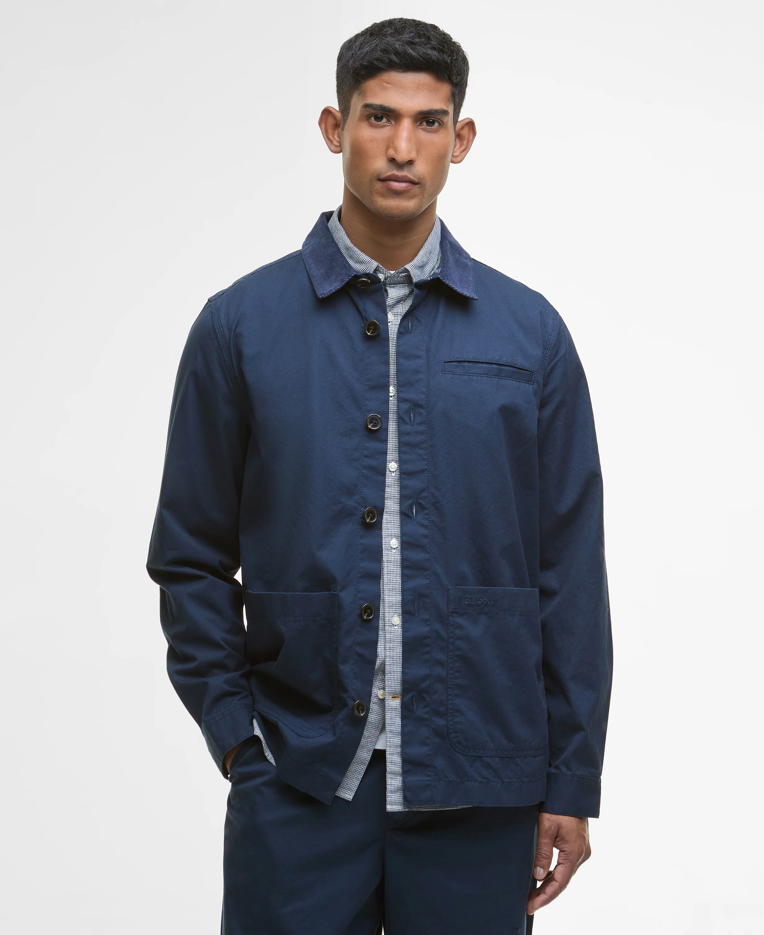 Cole Tailored Fit Poplin Overshirt - Image 8