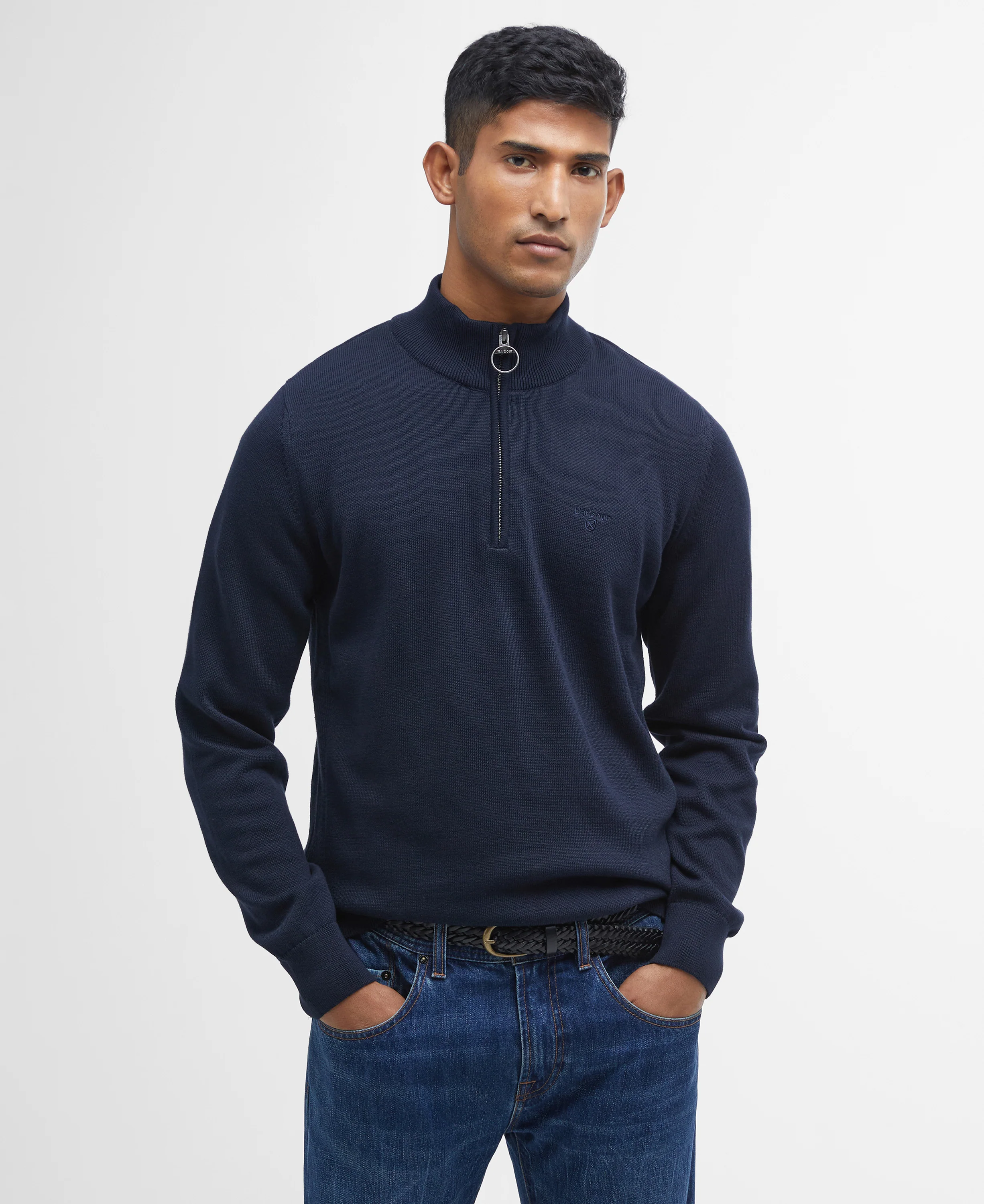 Cotton Half-Zip Sweatshirt - Image 101