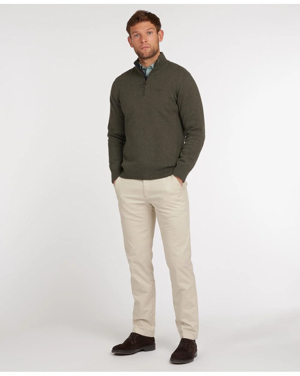 Cotton Half-Zip Sweatshirt - Image 14