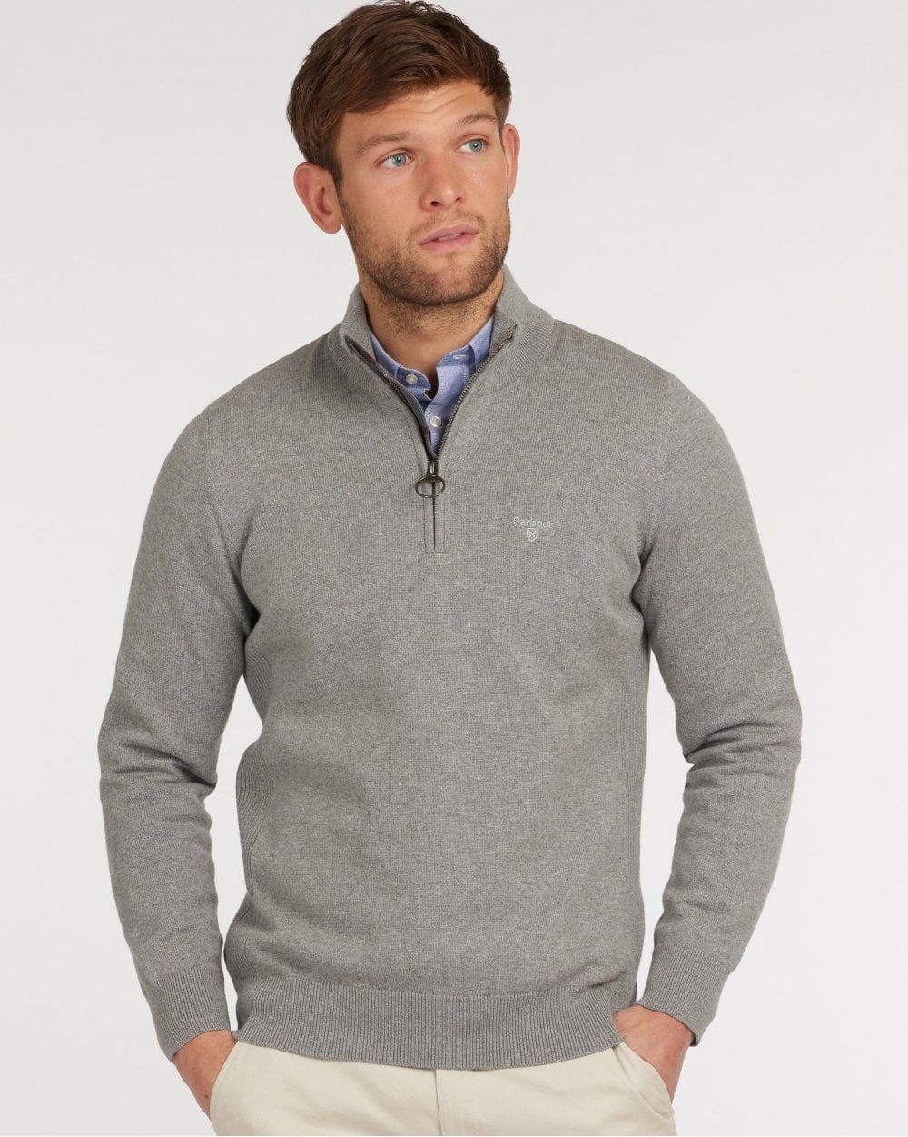 Cotton Half-Zip Sweatshirt - Image 20