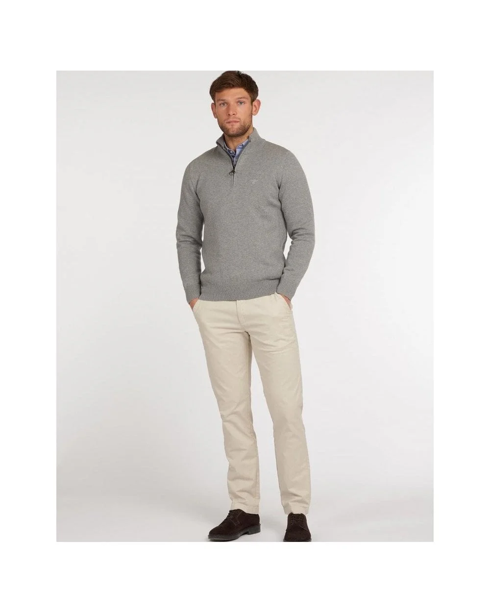 Cotton Half-Zip Sweatshirt - Image 34