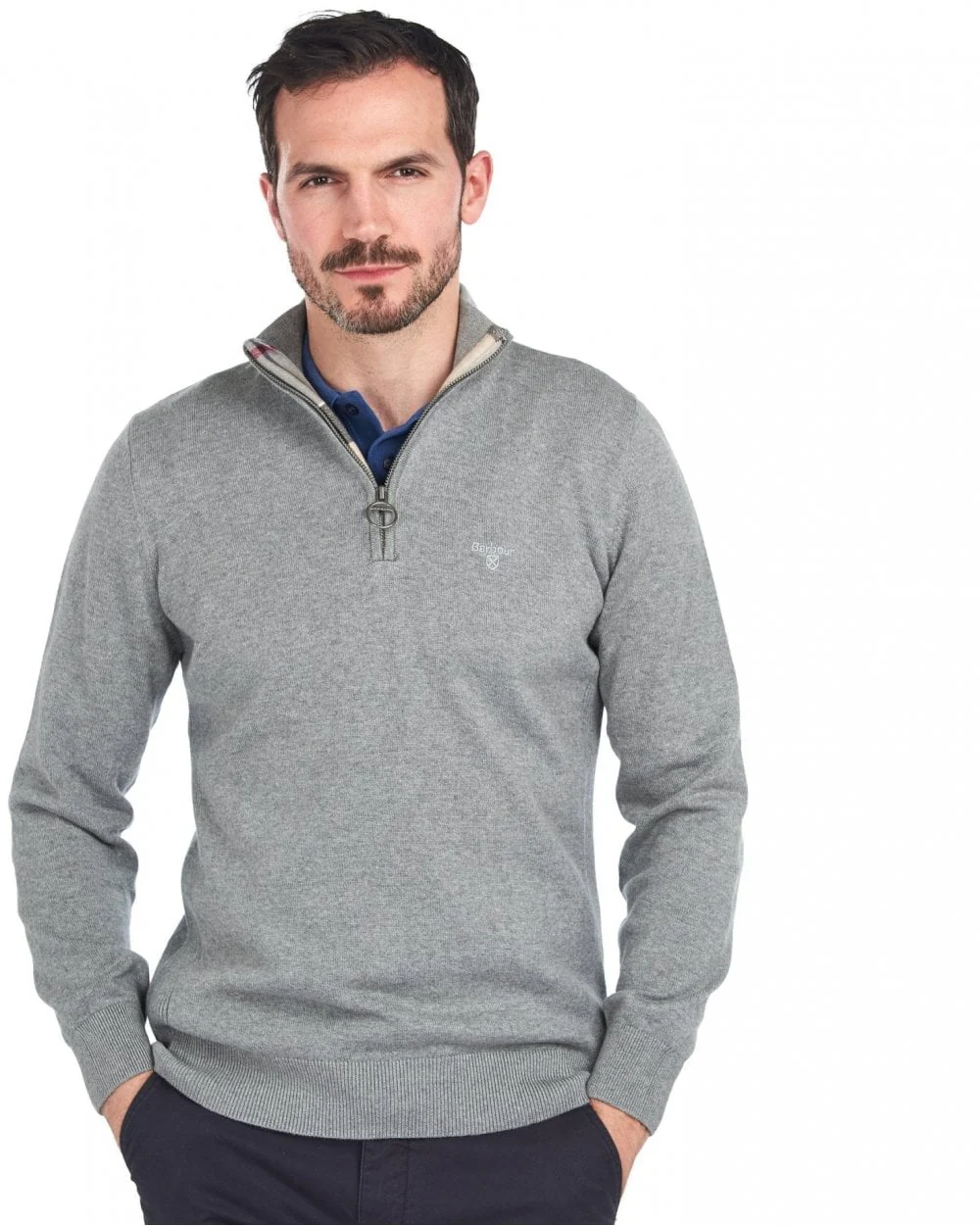 Cotton Half-Zip Sweatshirt - Image 4