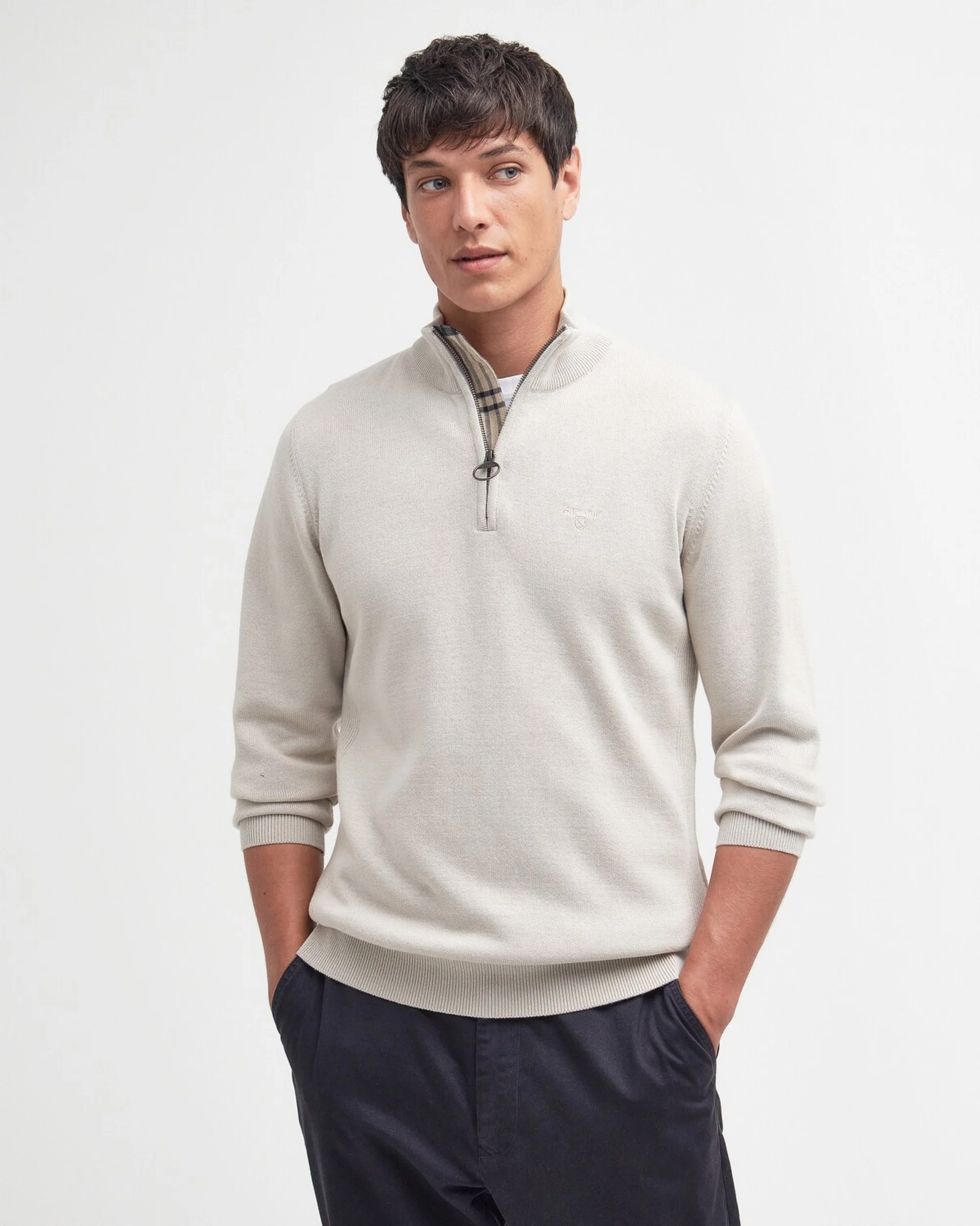 Cotton Half-Zip Sweatshirt - Image 41