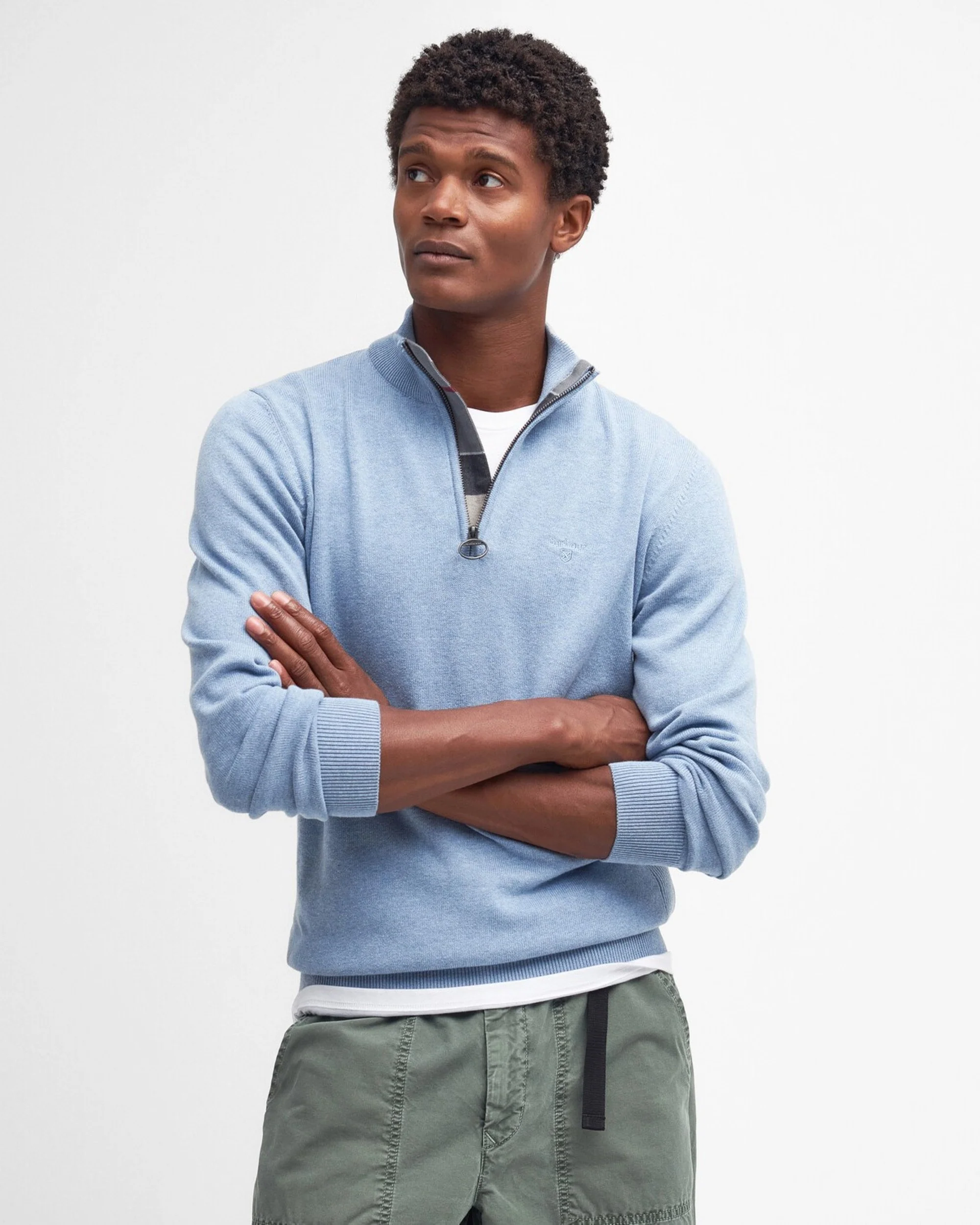 Cotton Half-Zip Sweatshirt - Image 46