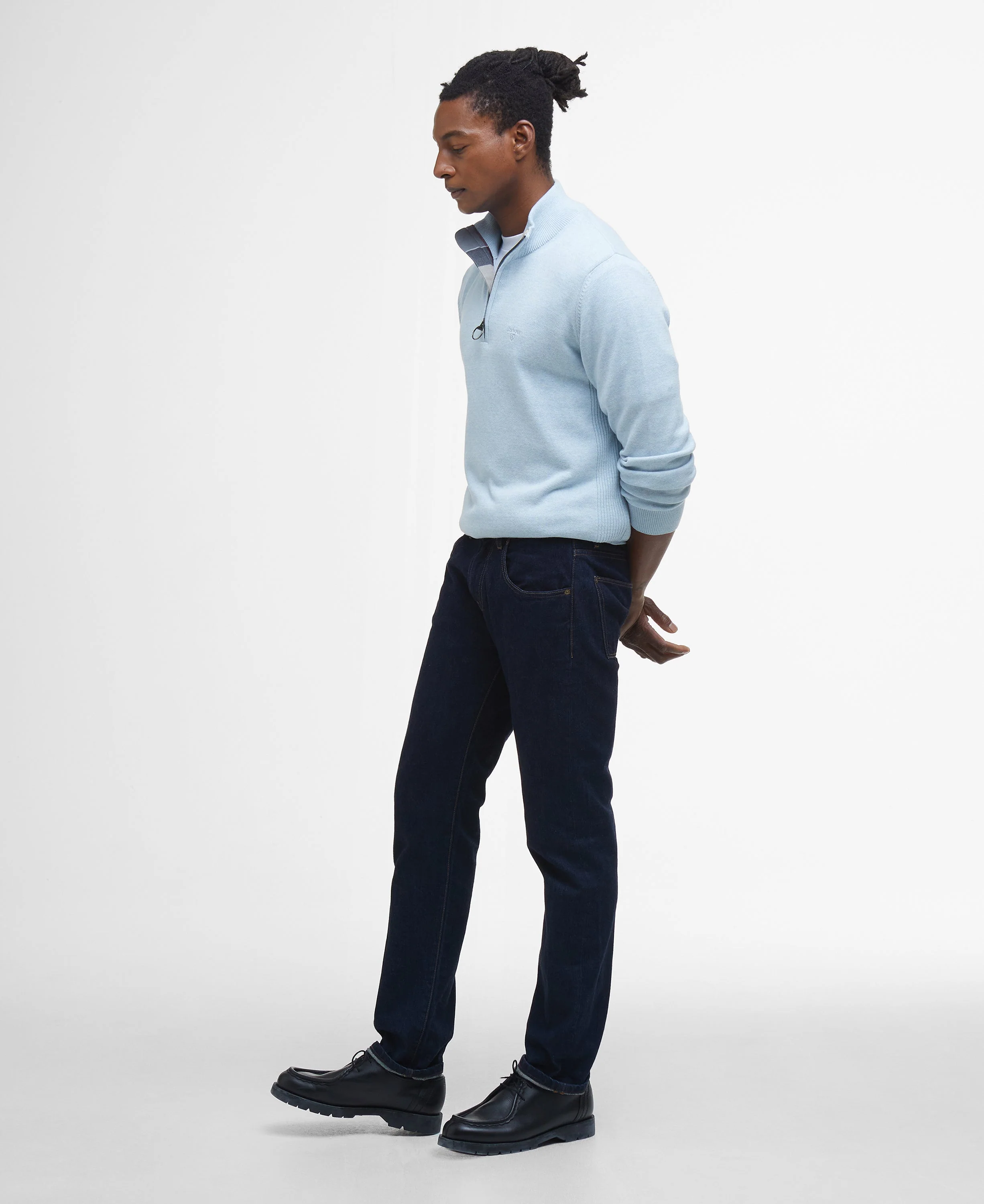 Cotton Half-Zip Sweatshirt - Image 49