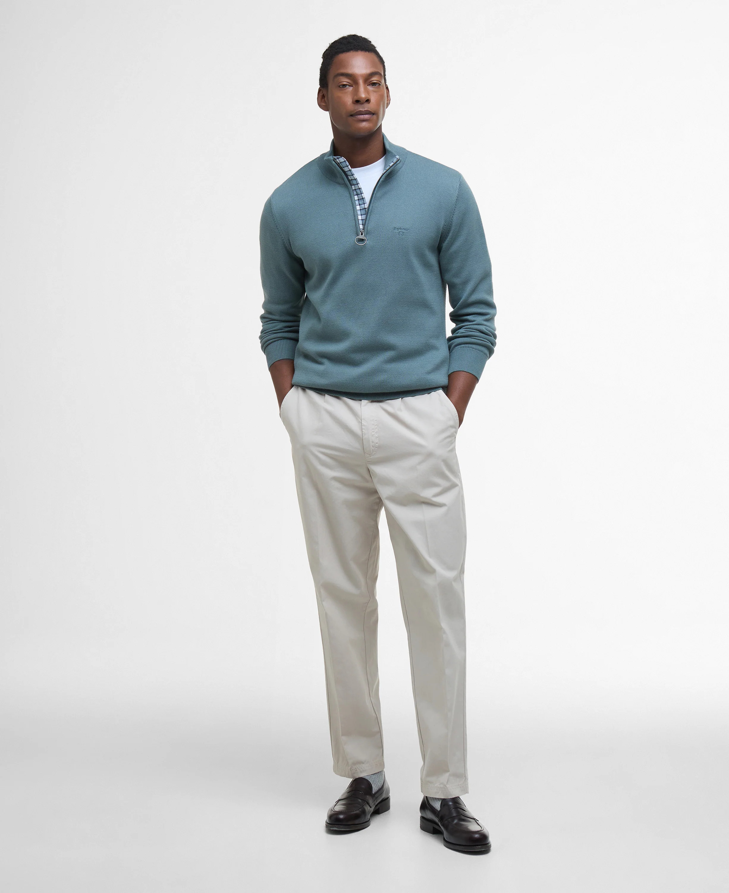 Cotton Half-Zip Sweatshirt - Image 72