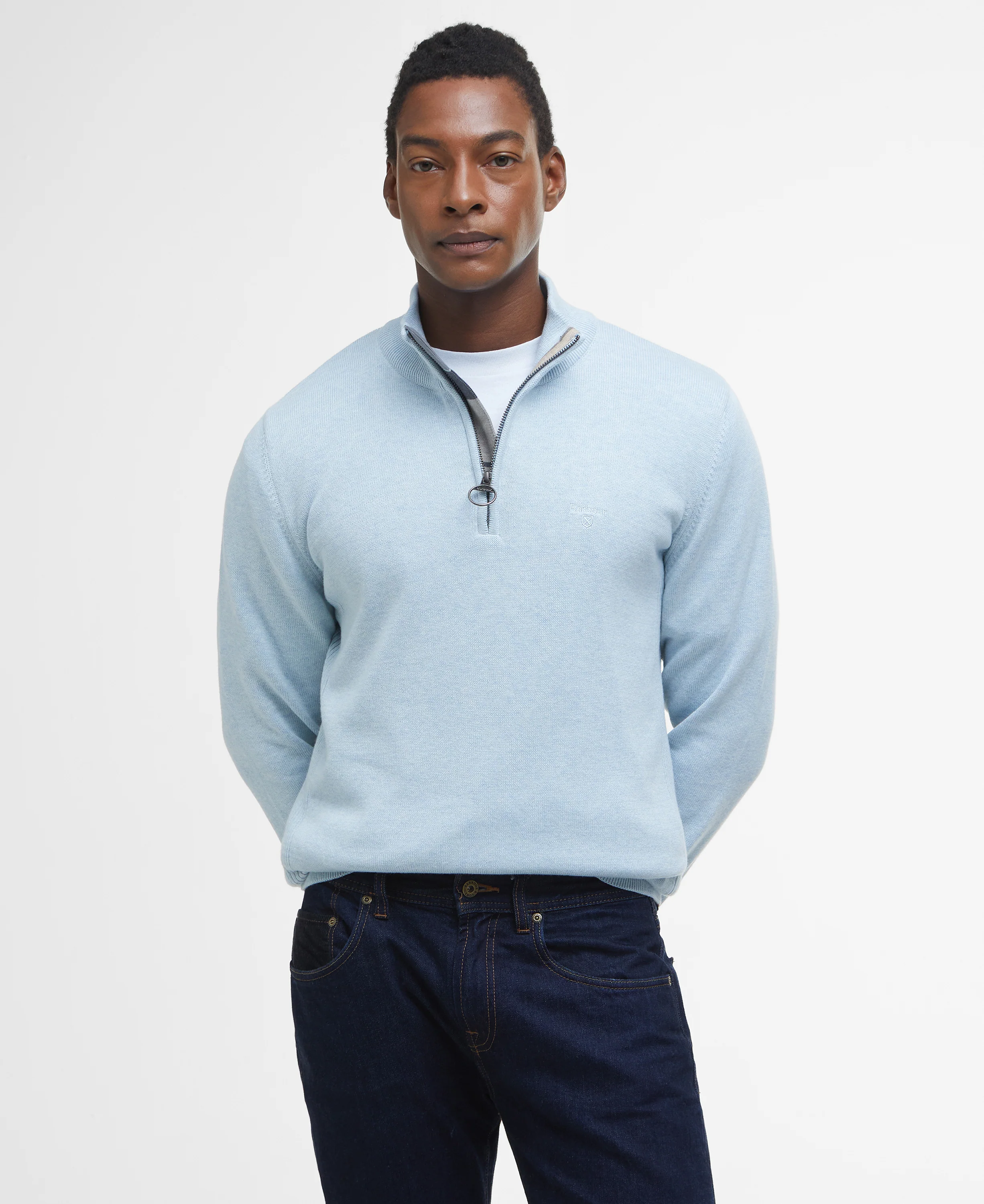 Cotton Half-Zip Sweatshirt - Image 75