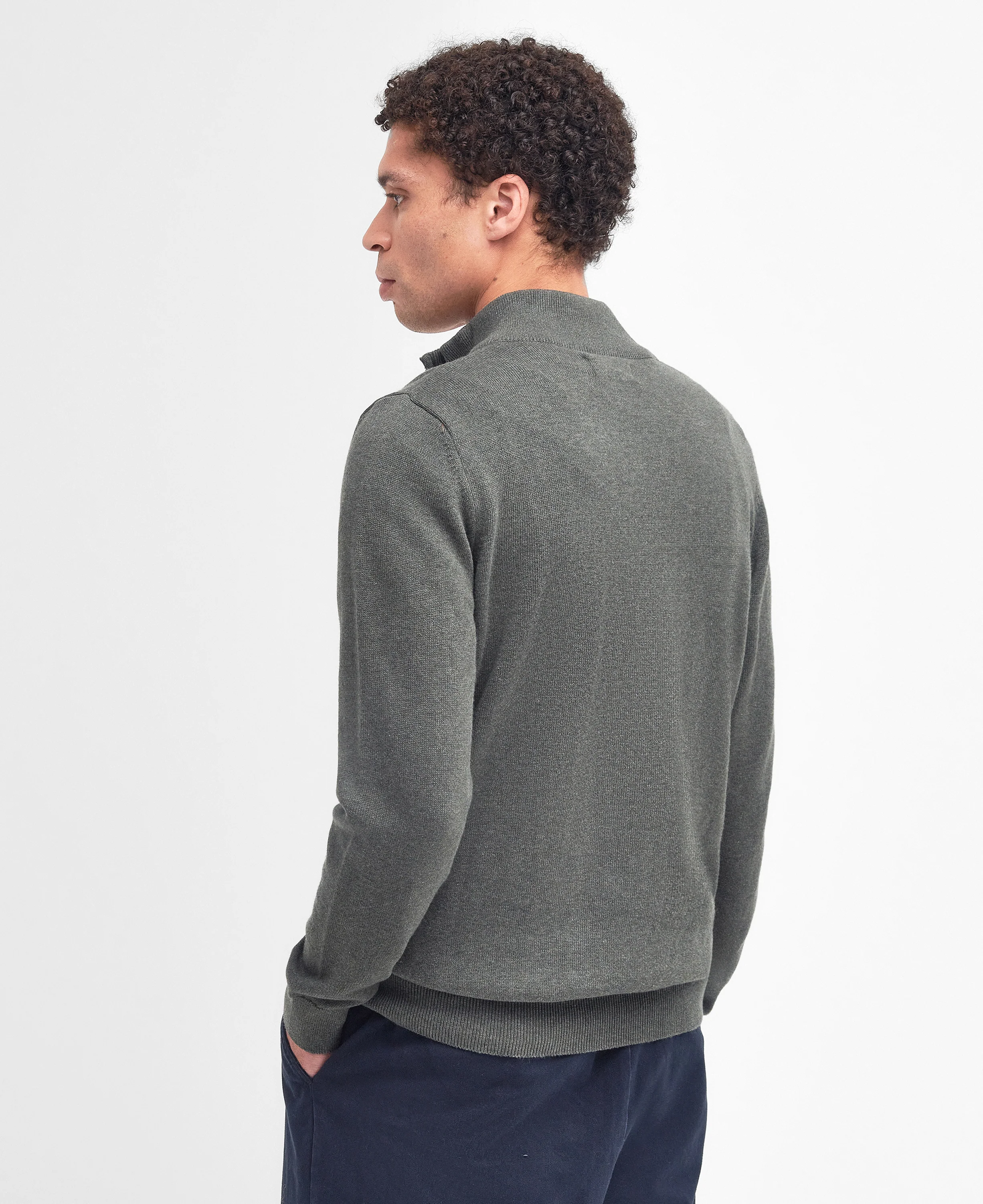 Cotton Half-Zip Sweatshirt - Image 77