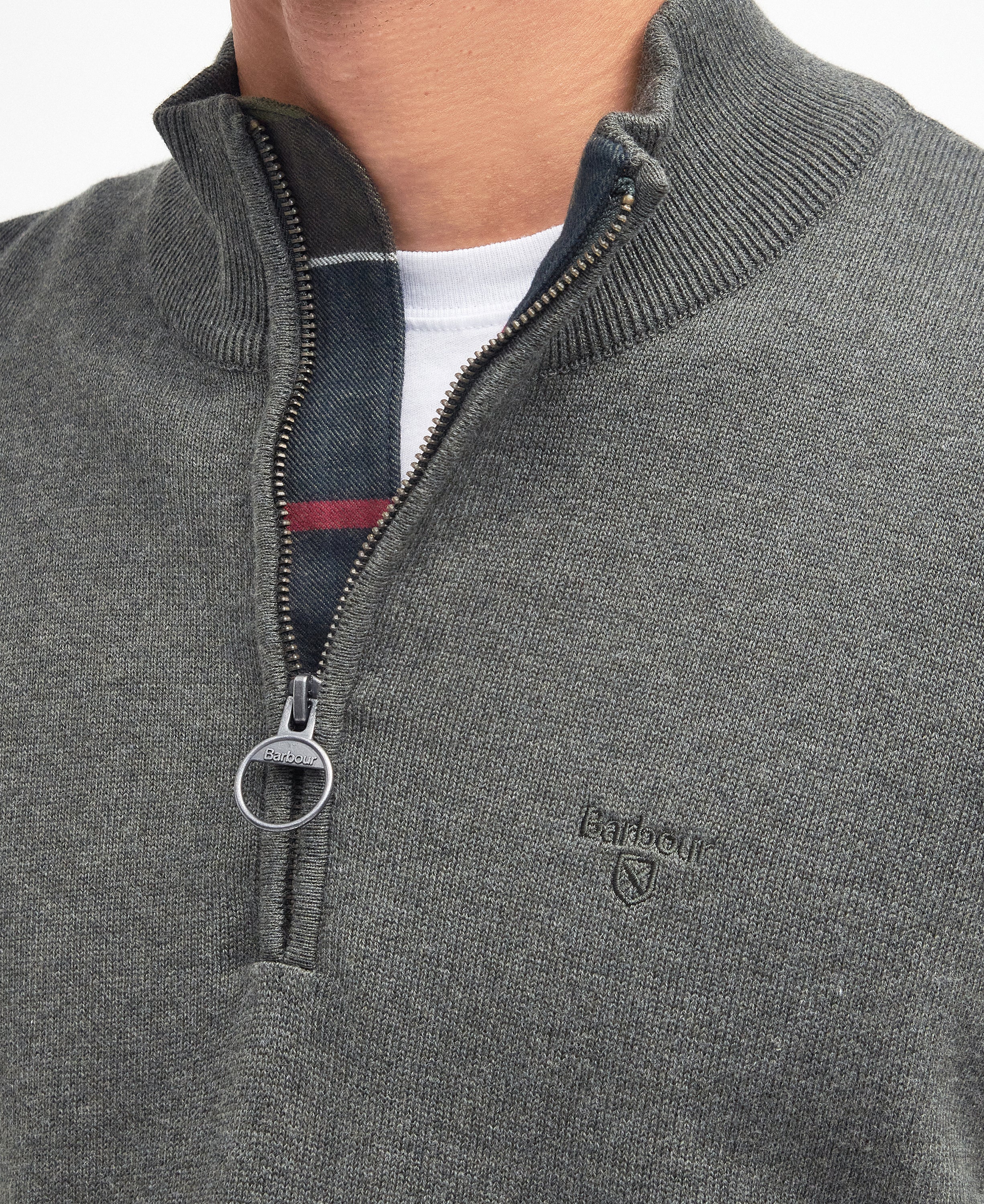 Cotton Half-Zip Sweatshirt - Image 87