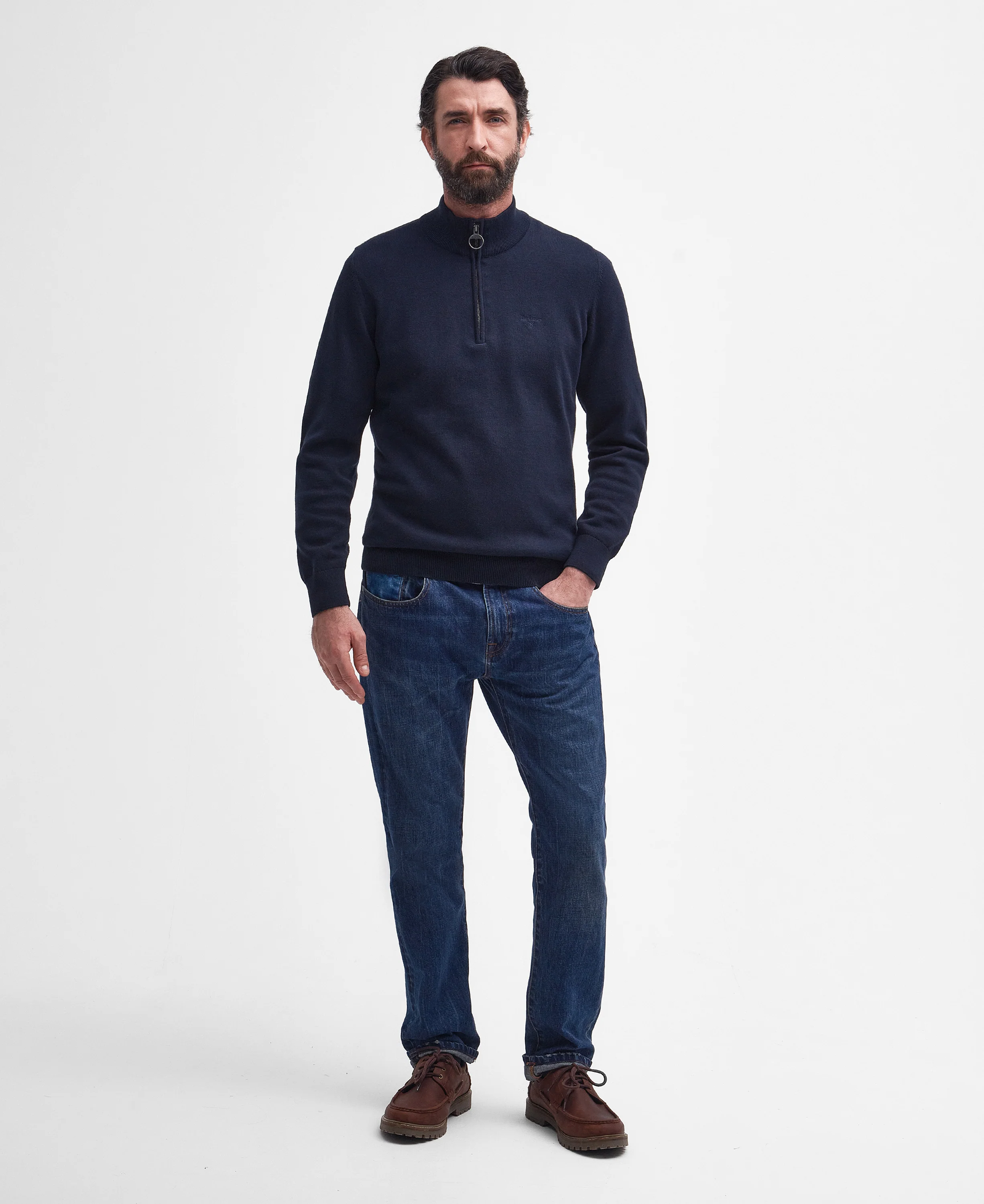 Cotton Half-Zip Sweatshirt - Image 95