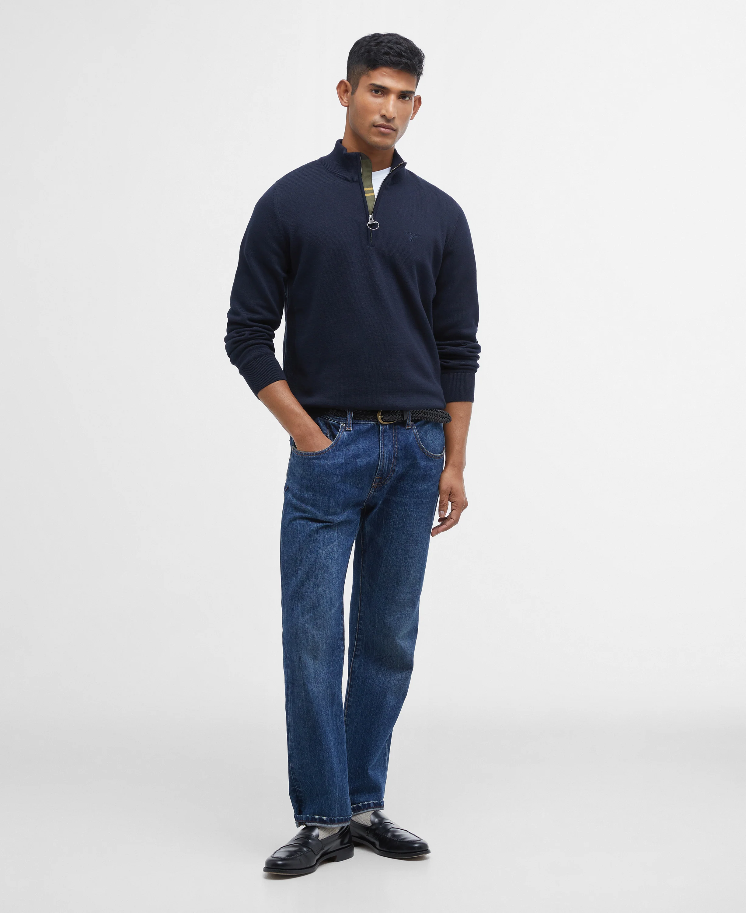 Cotton Half-Zip Sweatshirt - Image 97