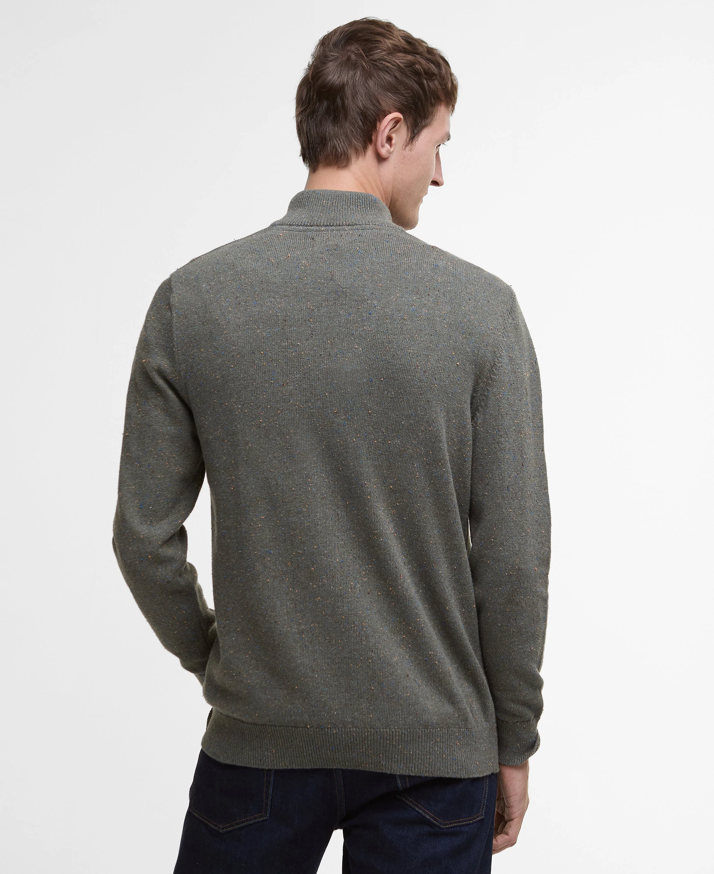 Cotton Tainsbury Half Zip Sweater - Image 4