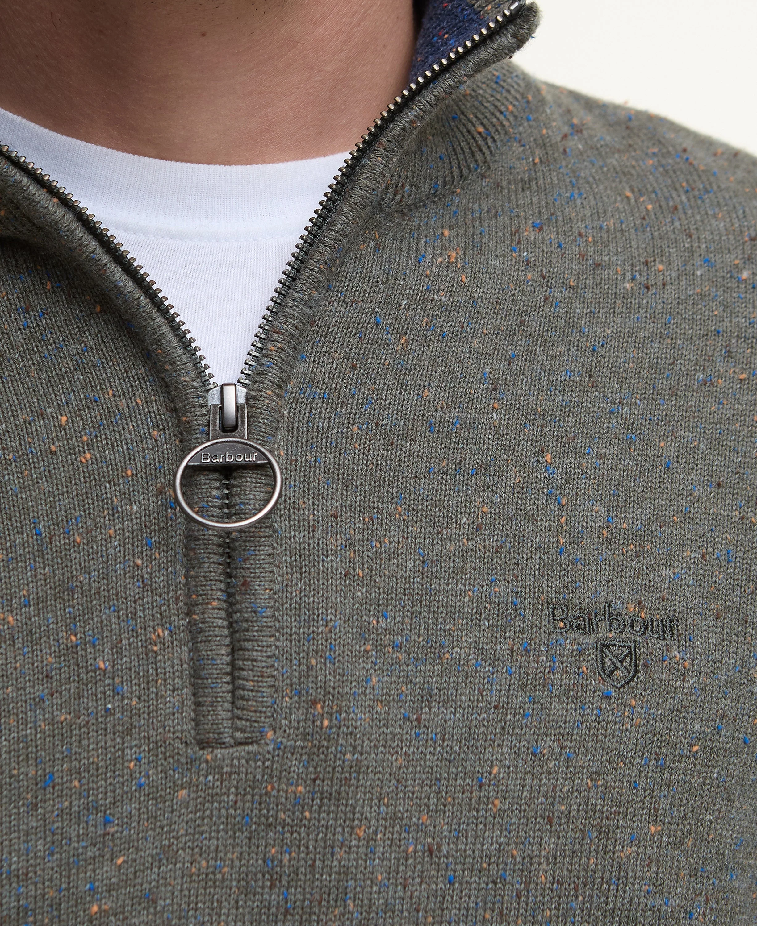 Cotton Tainsbury Half Zip Sweater - Image 6
