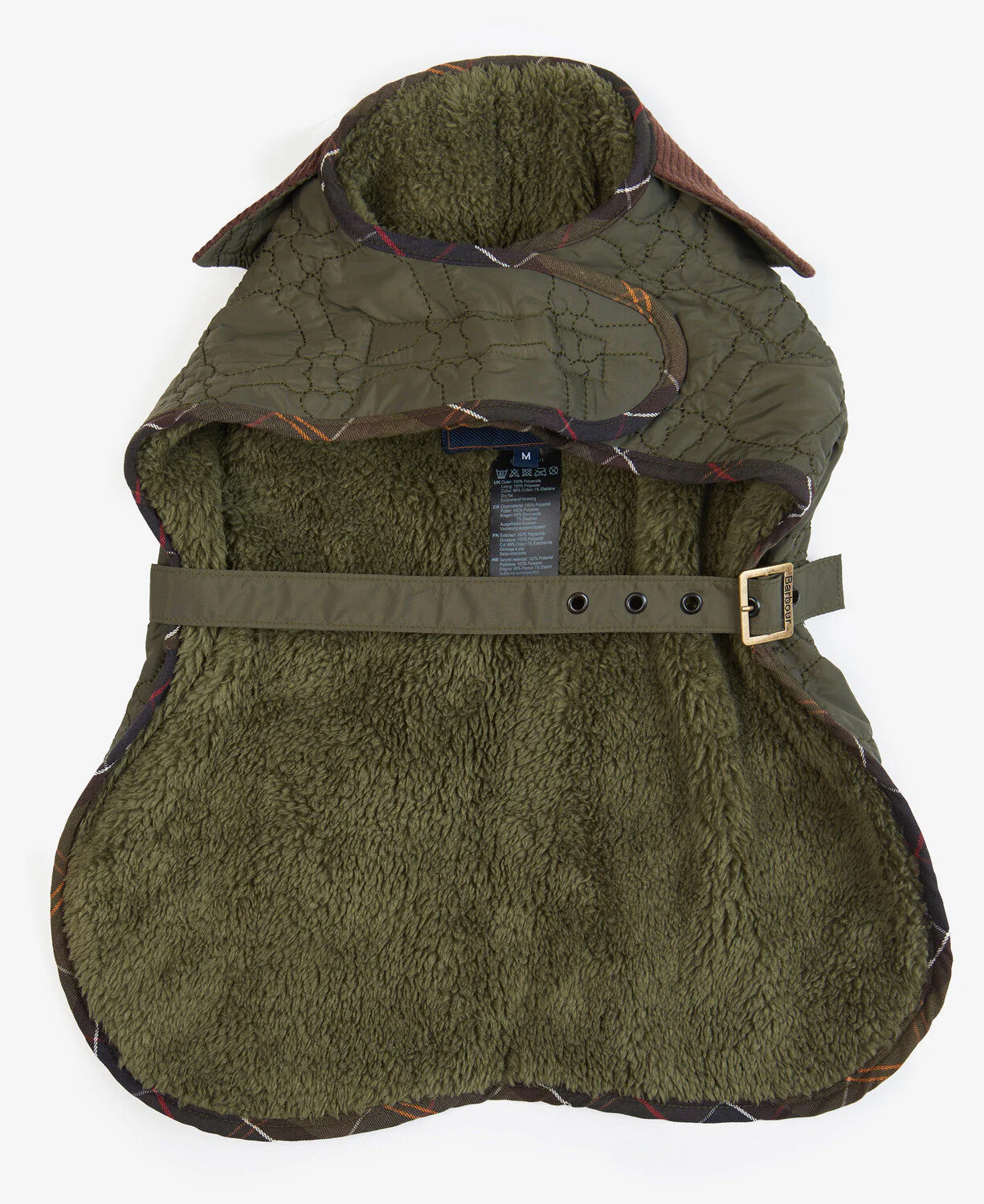 Dog Bone Quilted Dog Coat - Image 6