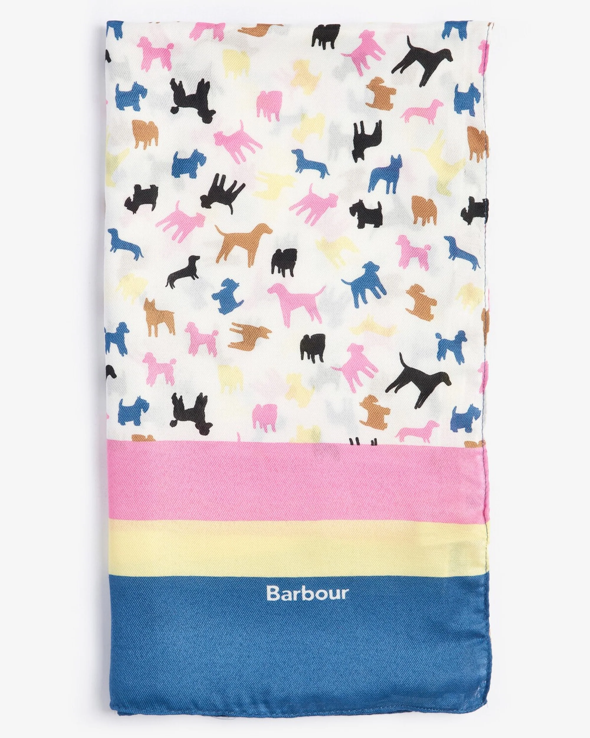 Dog Stripe Print Scarf - Image 4