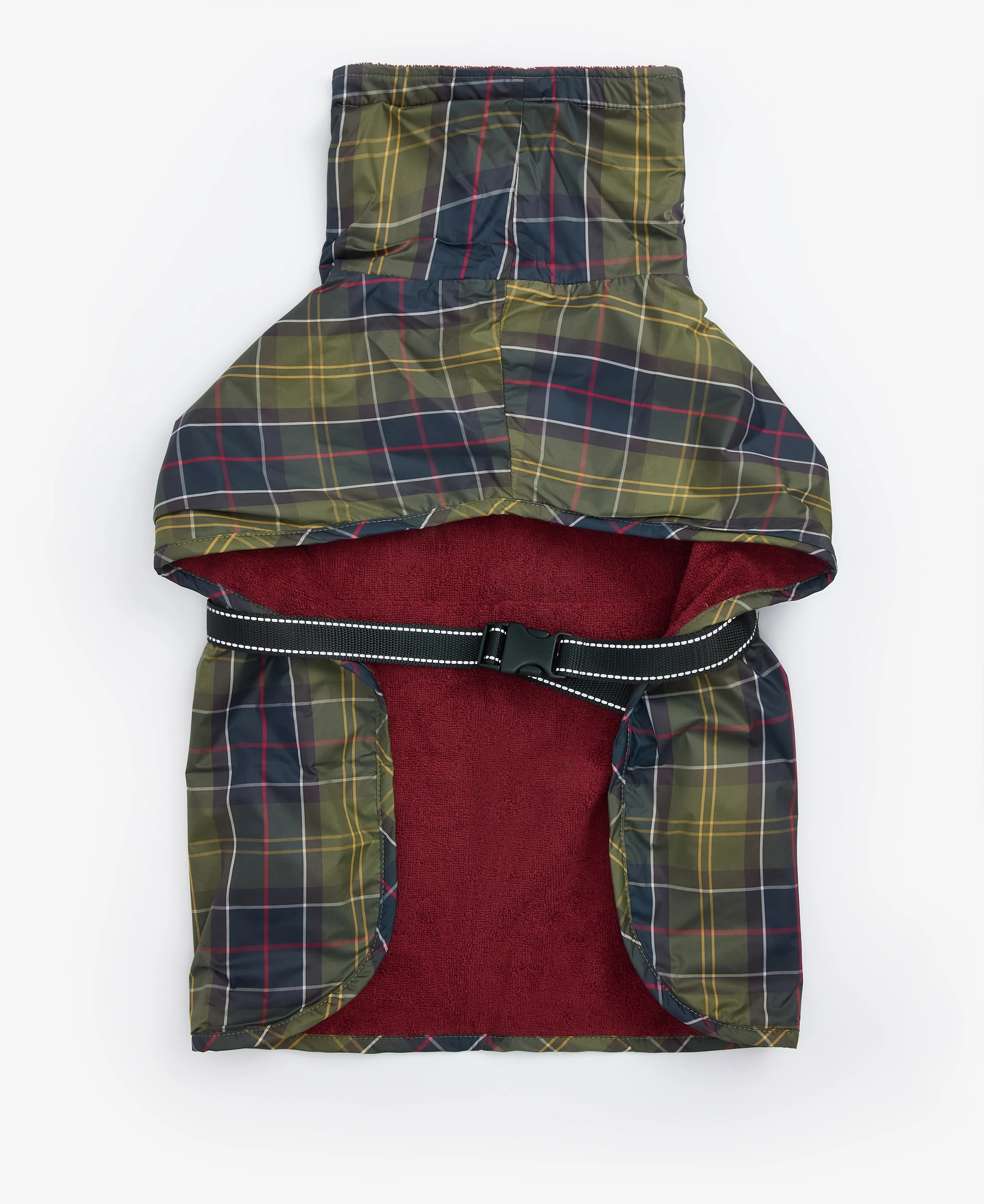 Tartan Dog Drying Robe - Image 6