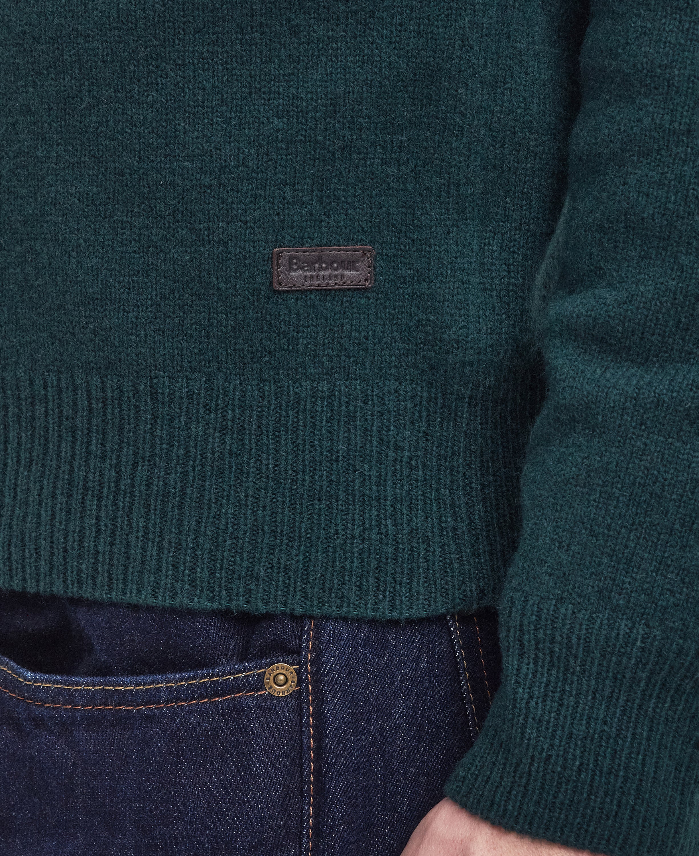 Essential Patch Crew Neck Sweater - Image 3