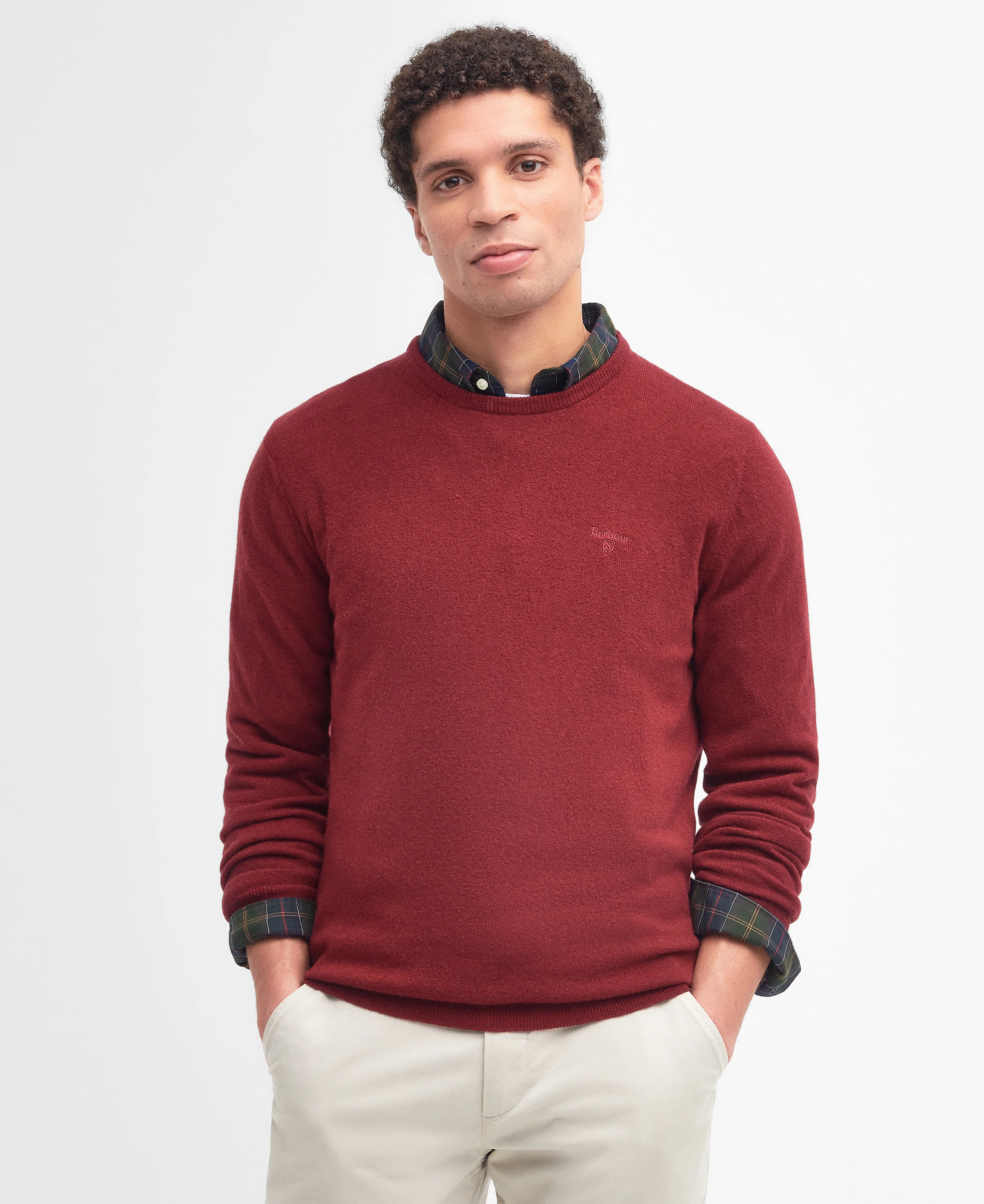 Essential Lambswool Crew Neck Sweater - Image 3