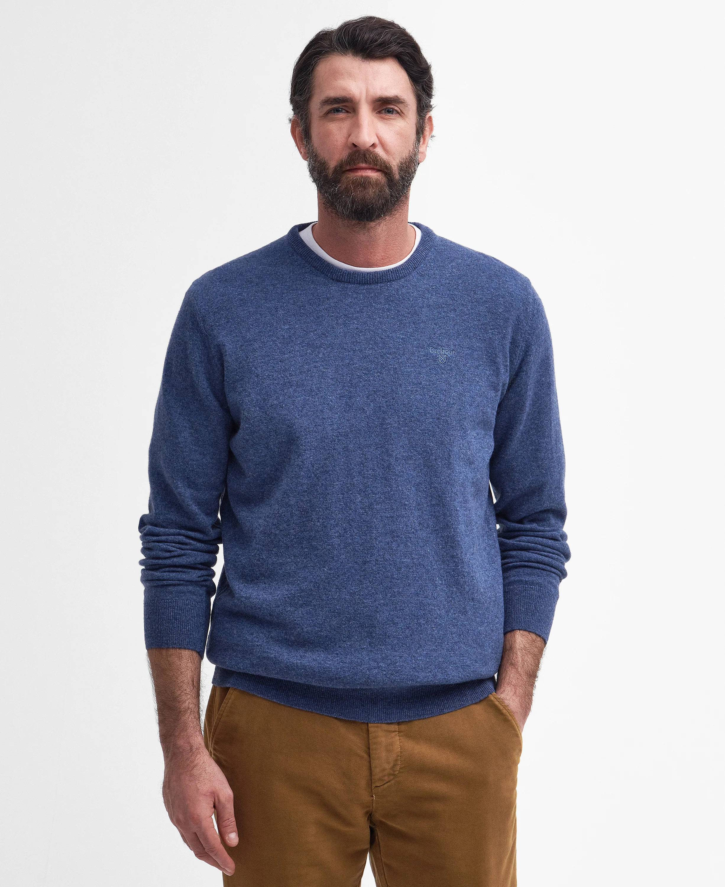 Essential Lambswool Crew Neck Sweater - Image 4