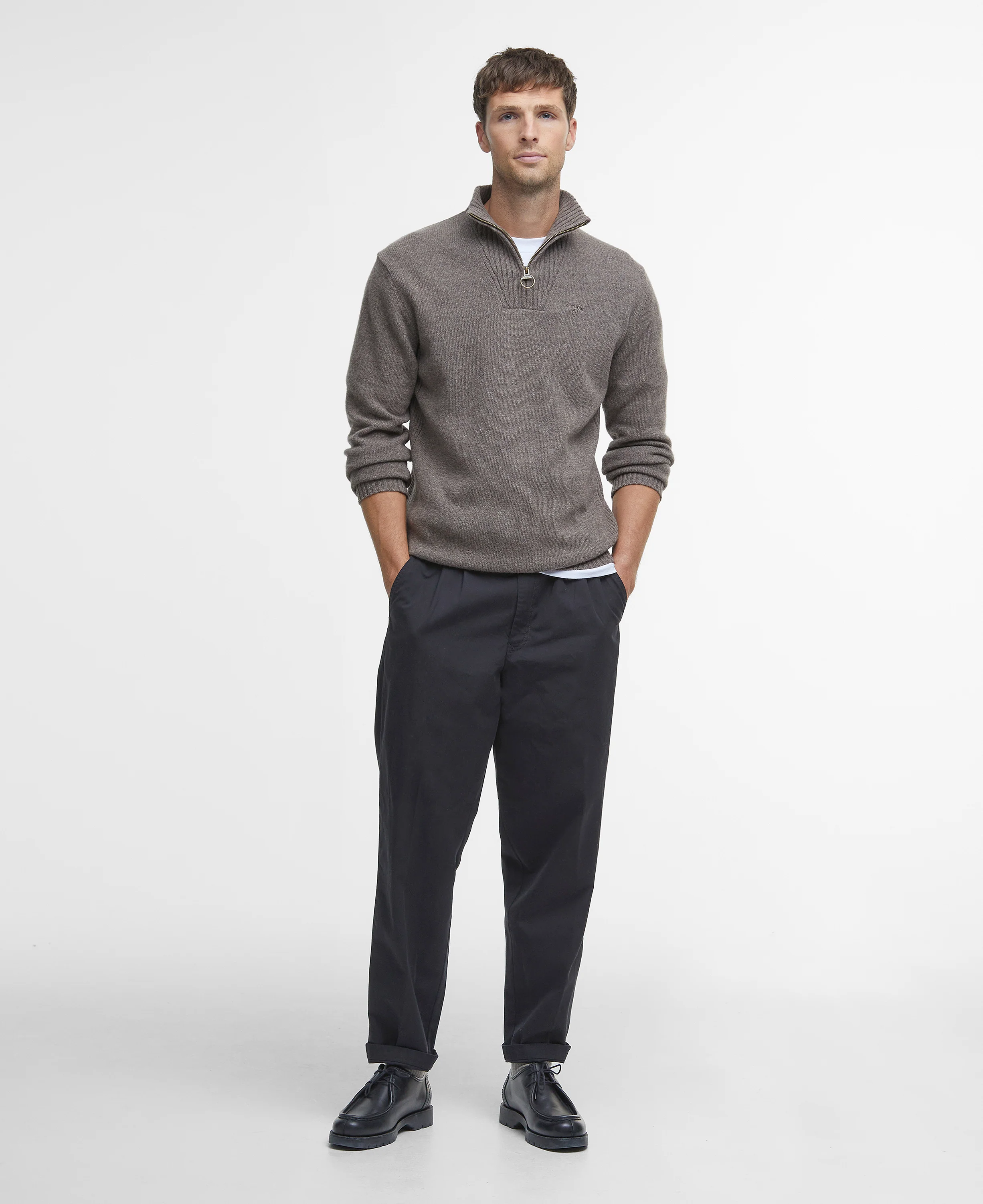 Essential Lambswool Half Zip Jumper - Image 32