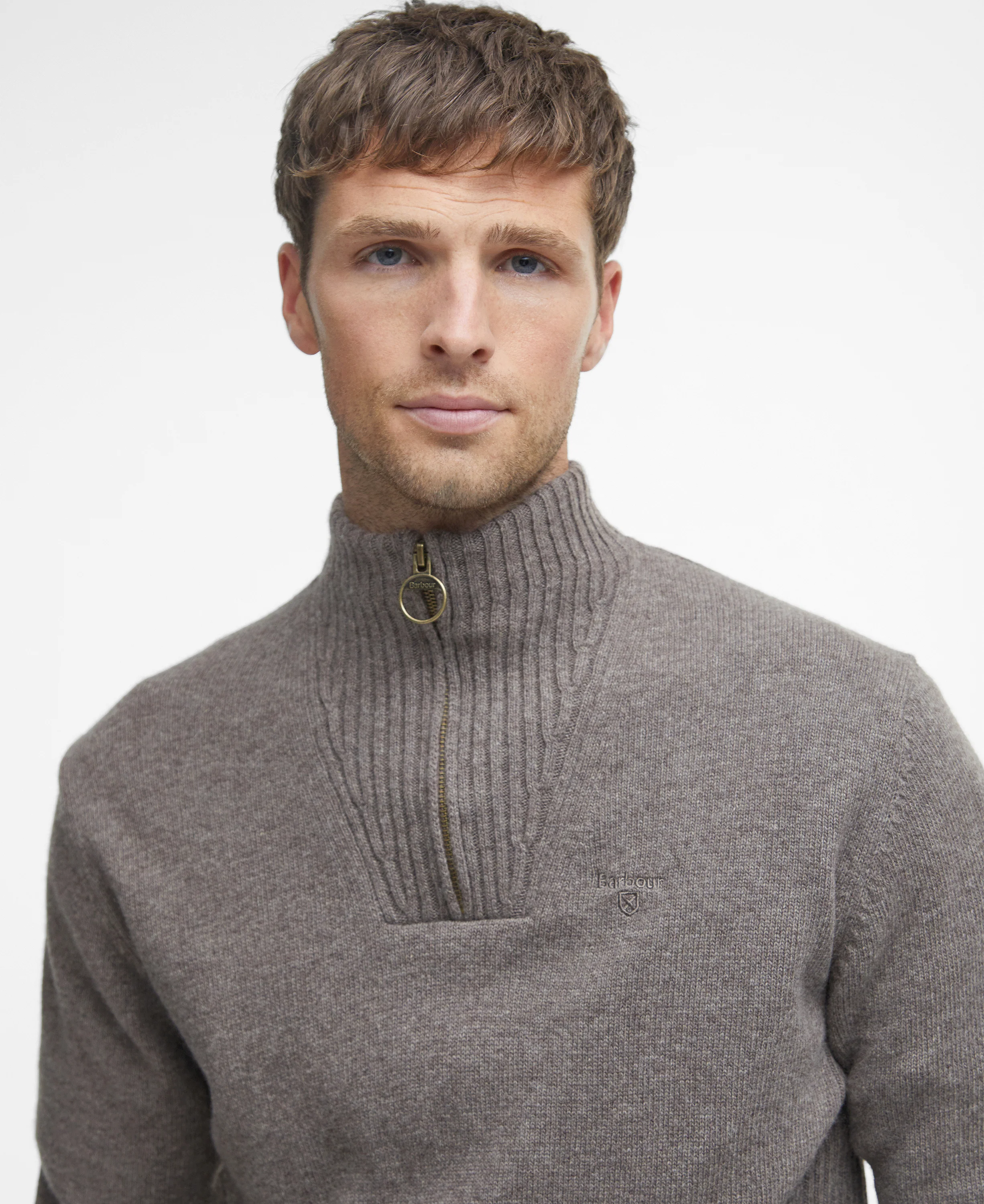 Essential Lambswool Half Zip Jumper - Image 4