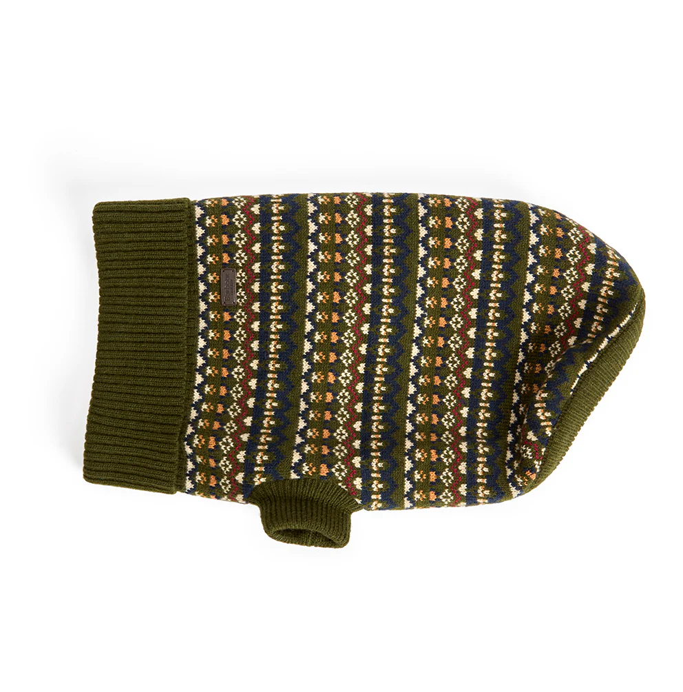 Marlow Fair Isle Dog Jumper - Image 2