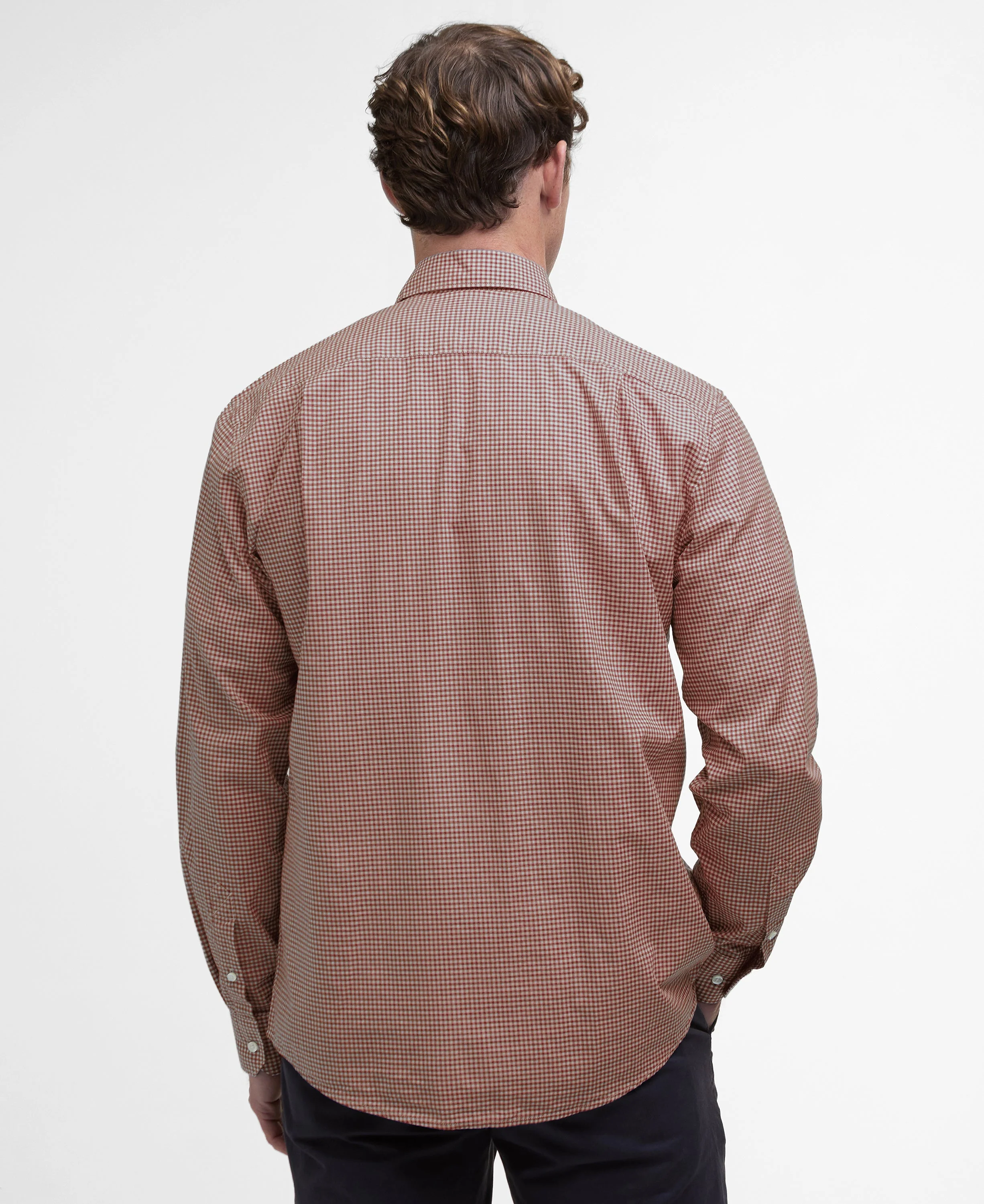 Finwell Gingham Tailored Fit Shirt - Image 5