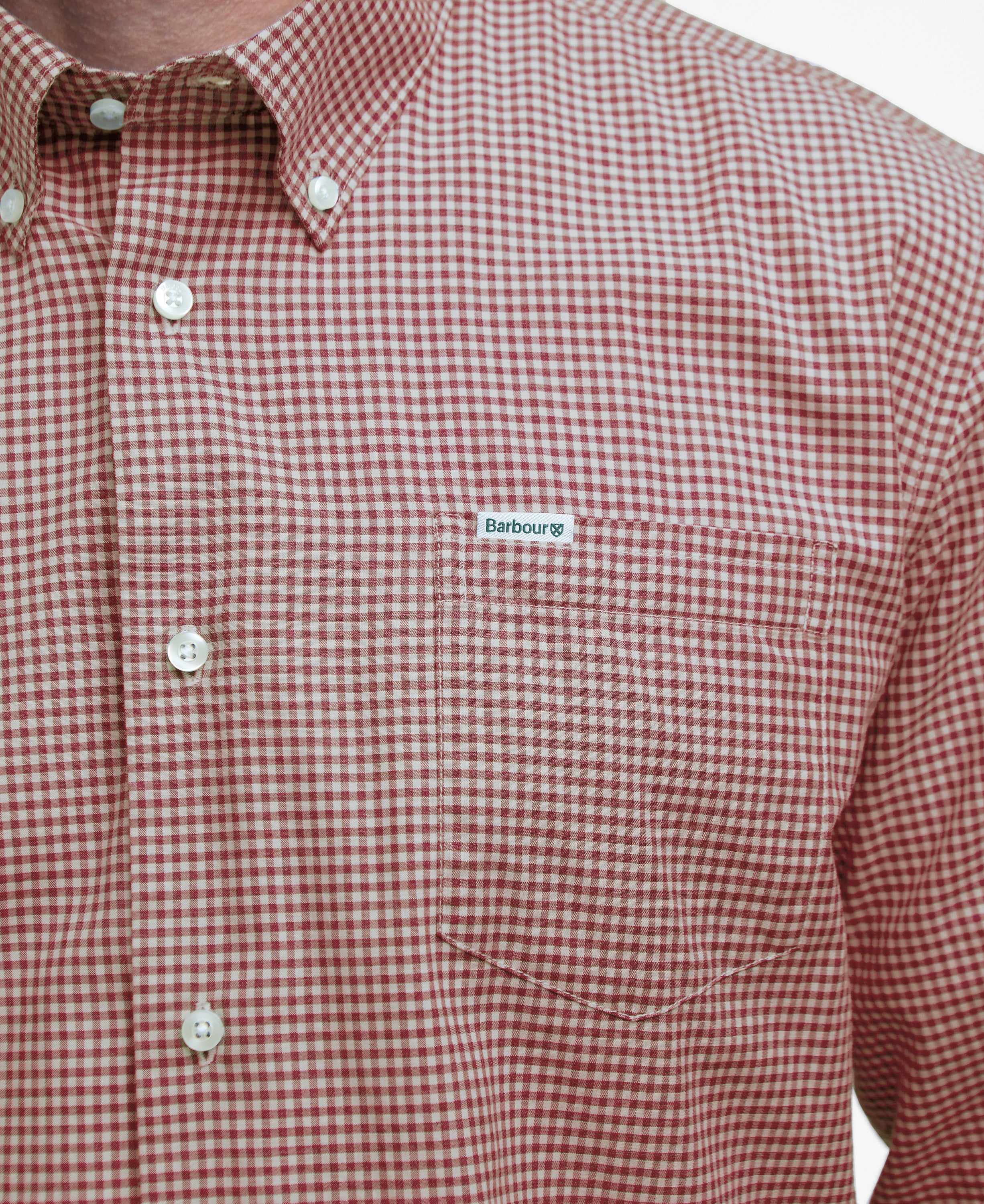Finwell Gingham Tailored Fit Shirt - Image 7