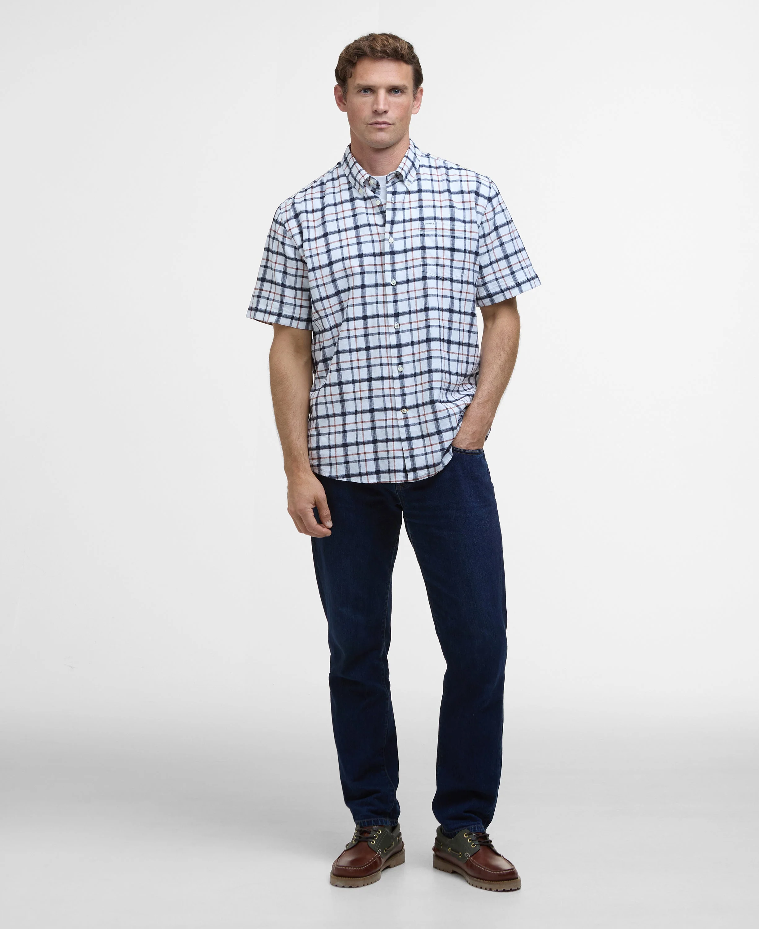 Glover Short Sleeve Linen Blend Regular Fit Shirt - Image 10