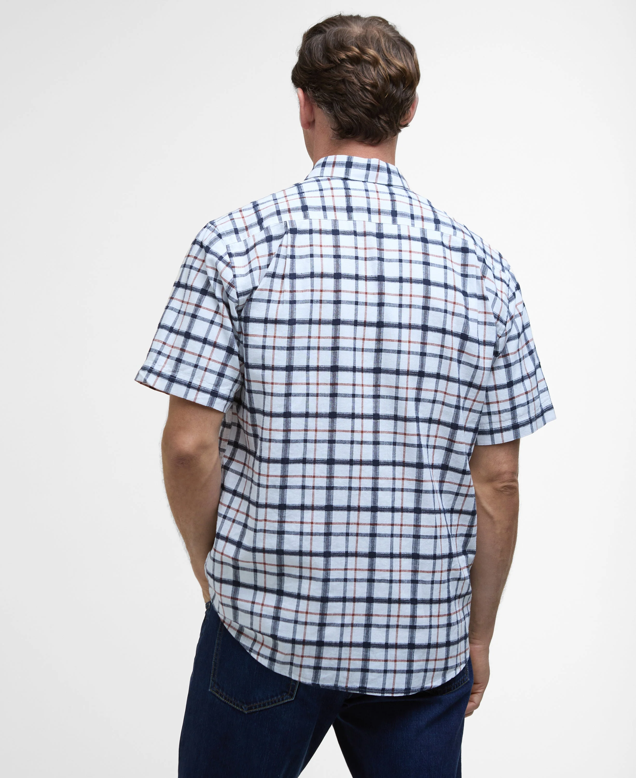 Glover Short Sleeve Linen Blend Regular Fit Shirt - Image 11