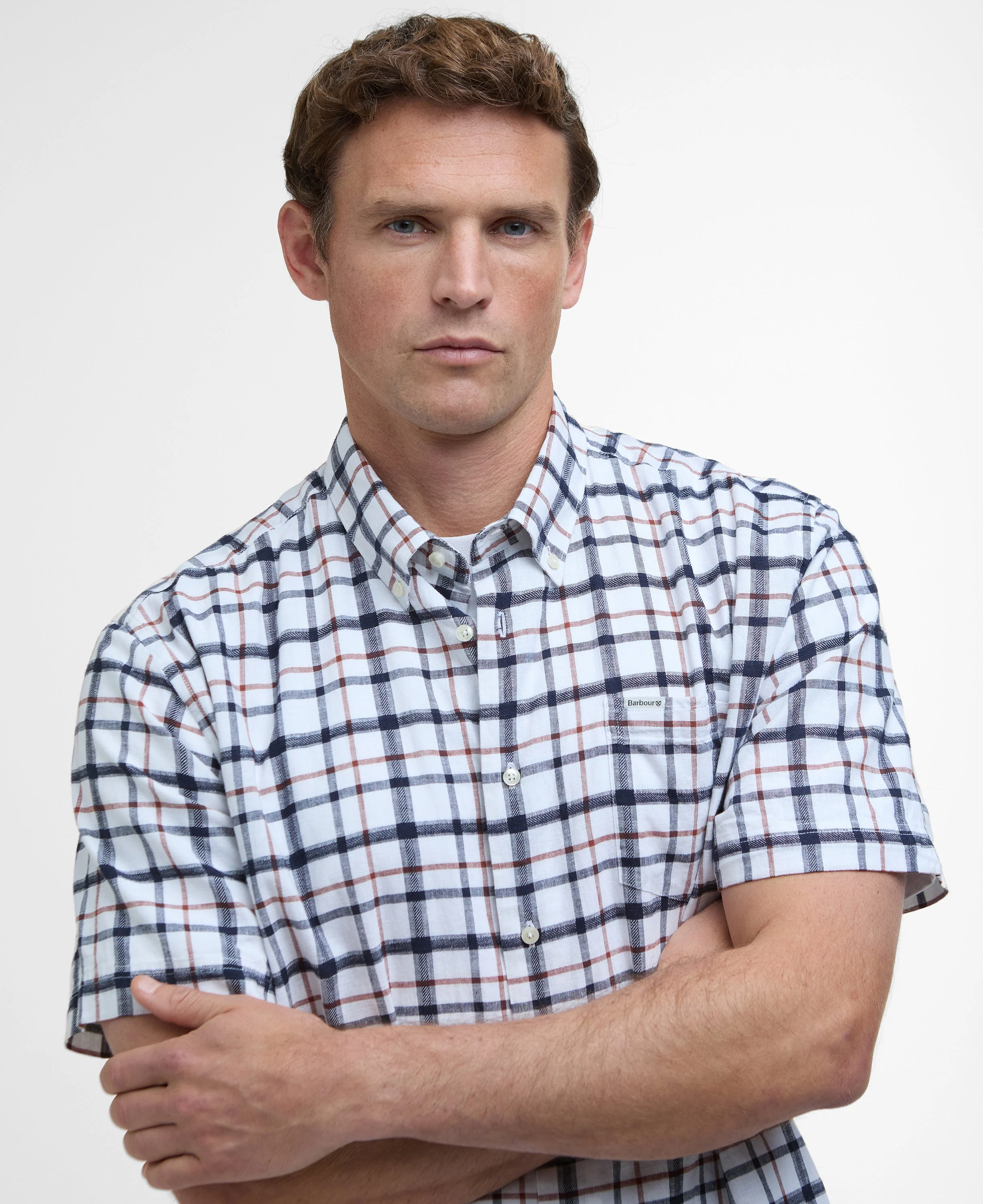 Glover Short Sleeve Linen Blend Regular Fit Shirt - Image 12
