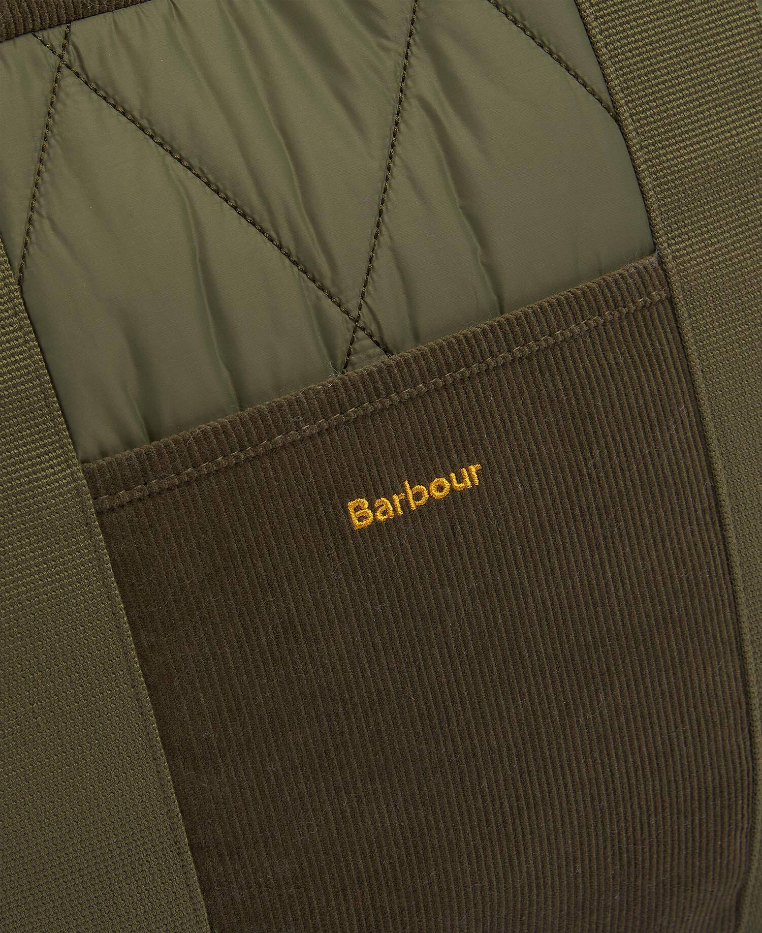 Healy Quilted Tote Bag - Olive - Image 2