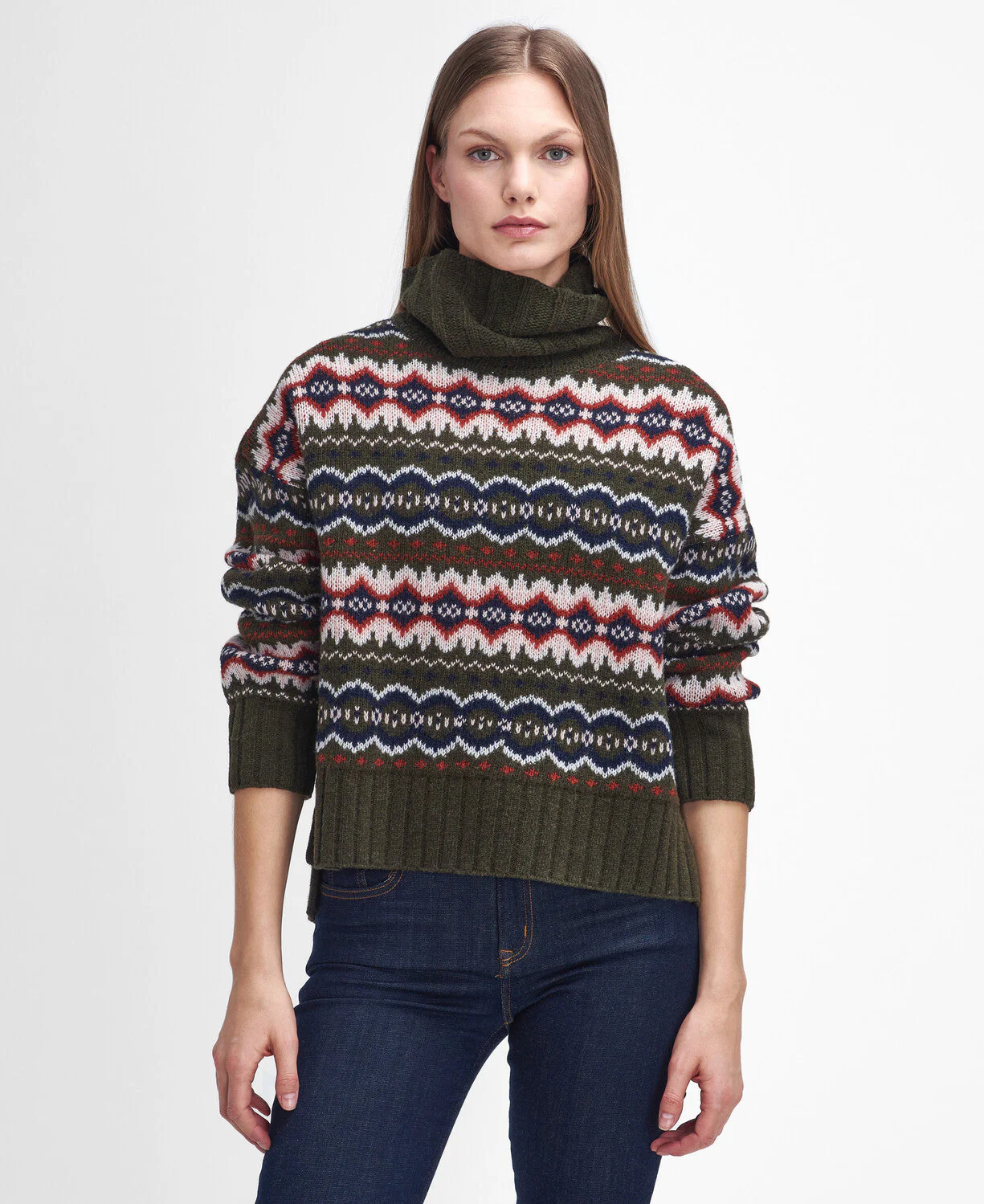Helen Fair isle Roll-Neck Jumper