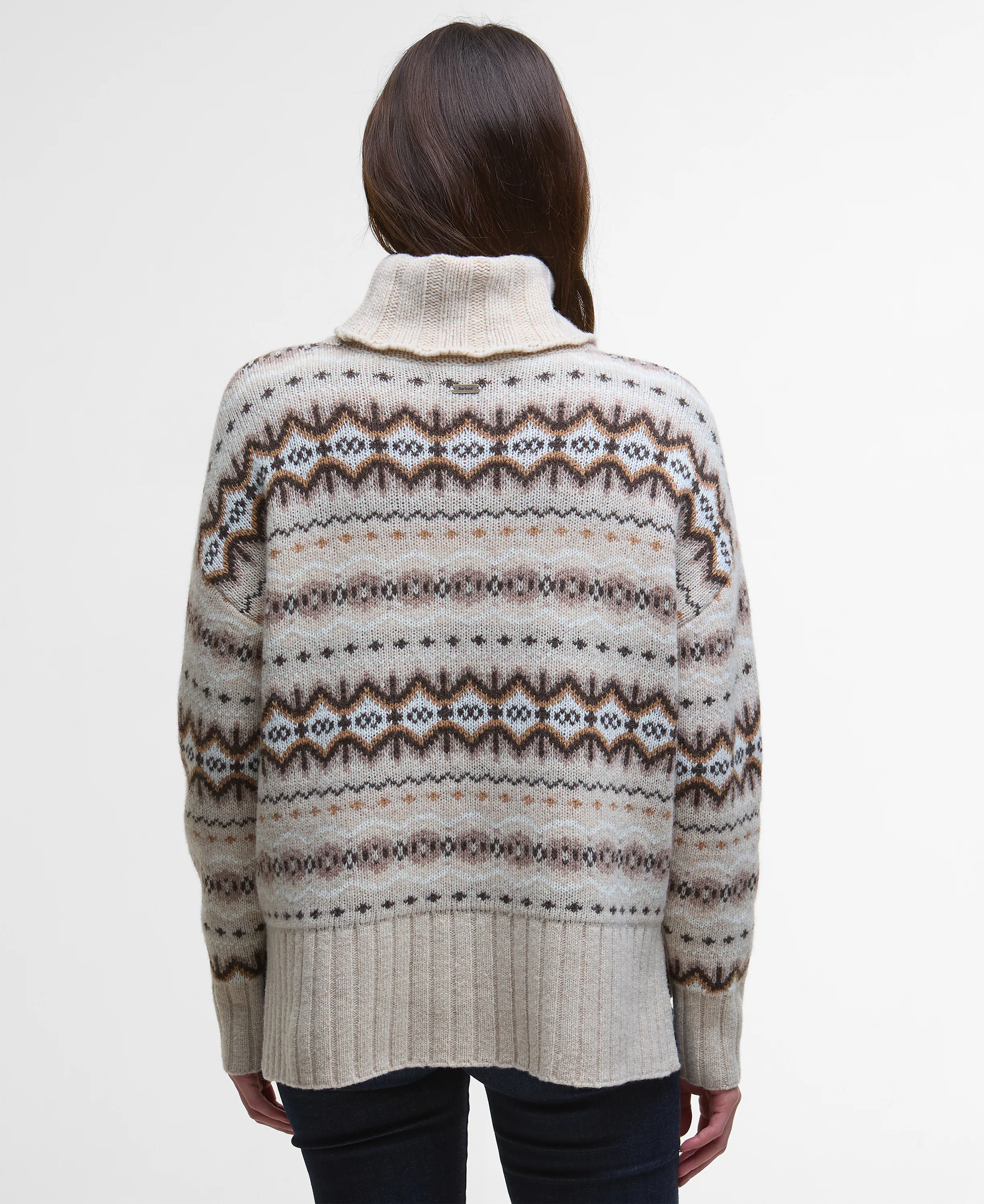 Helen Fair isle Roll-Neck Jumper - Image 11
