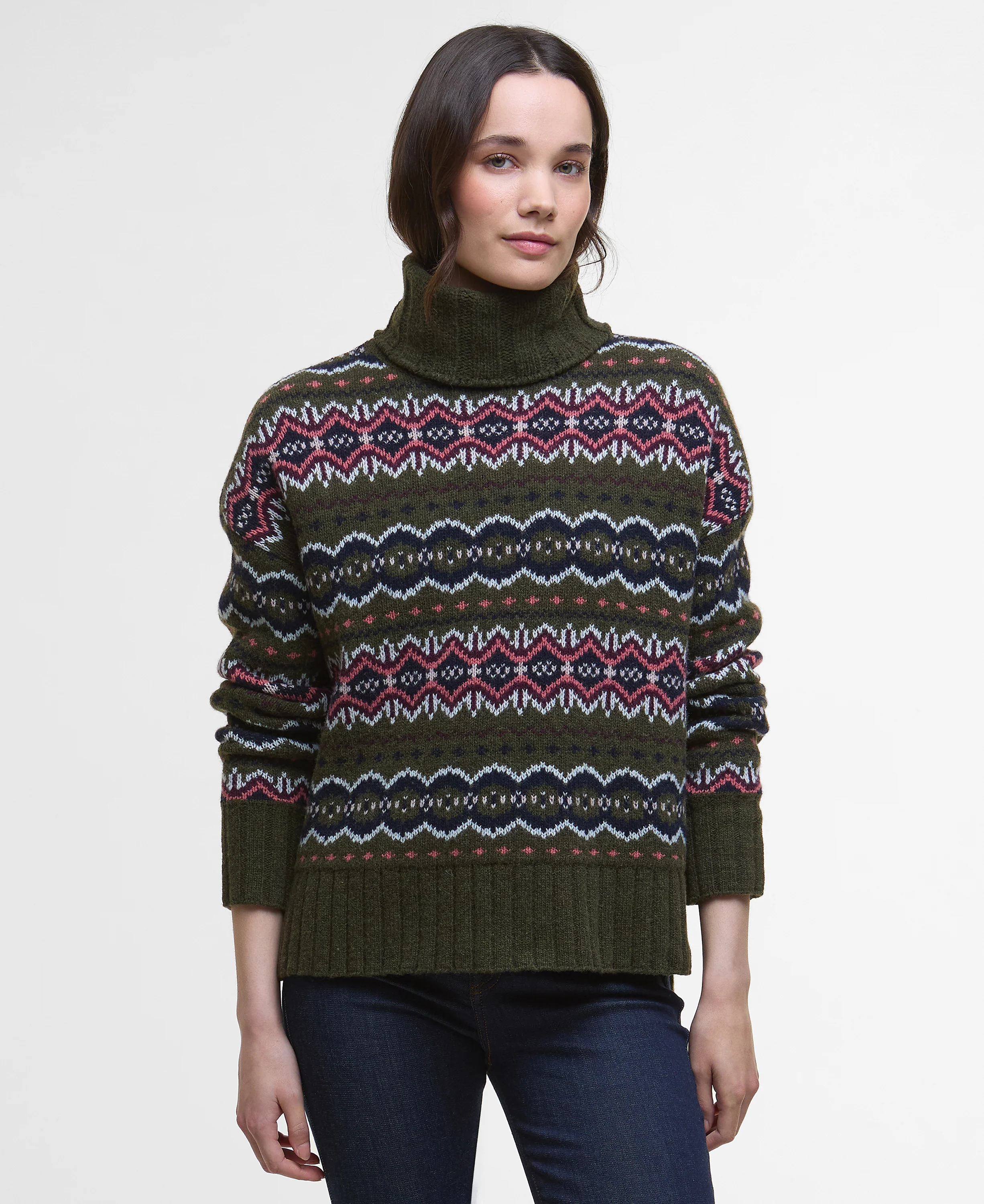 Helen Fair isle Roll-Neck Jumper - Image 14