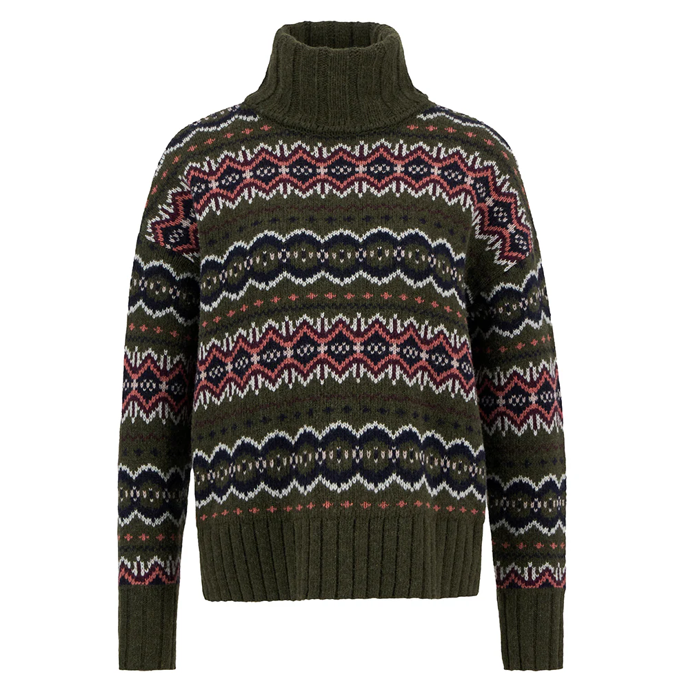 Helen Fair isle Roll-Neck Jumper - Image 15