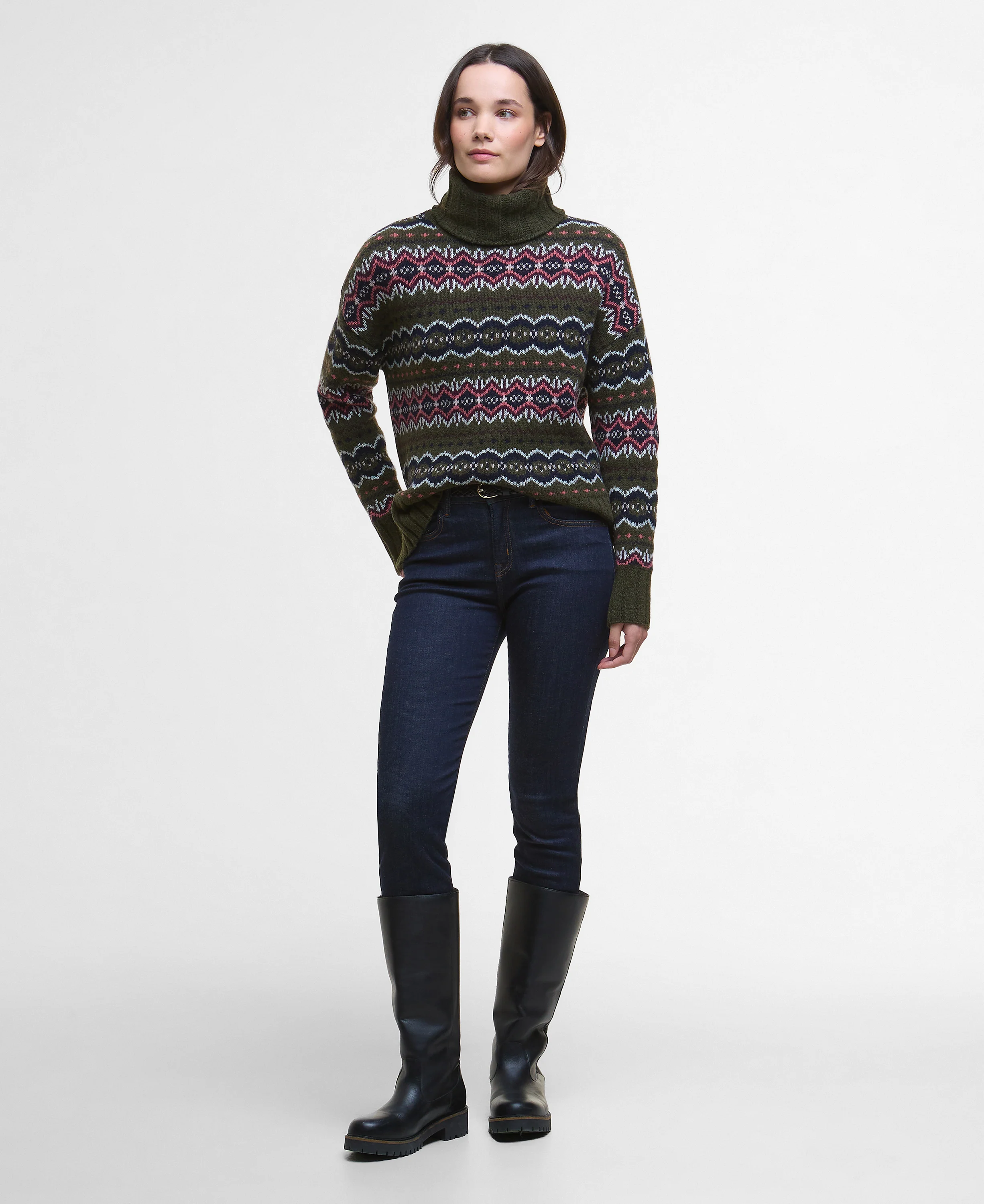 Helen Fair isle Roll-Neck Jumper - Image 16