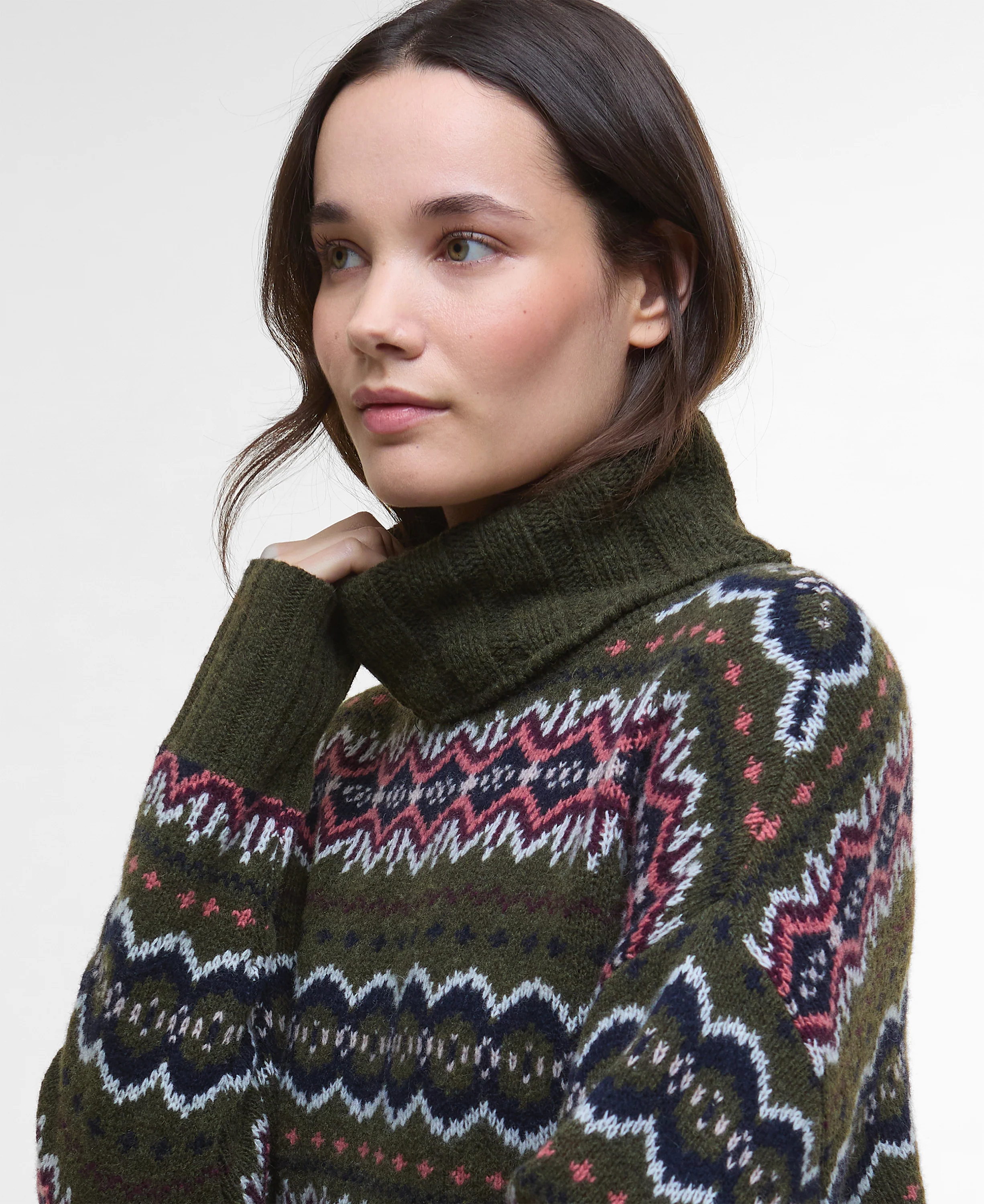 Helen Fair isle Roll-Neck Jumper - Image 19