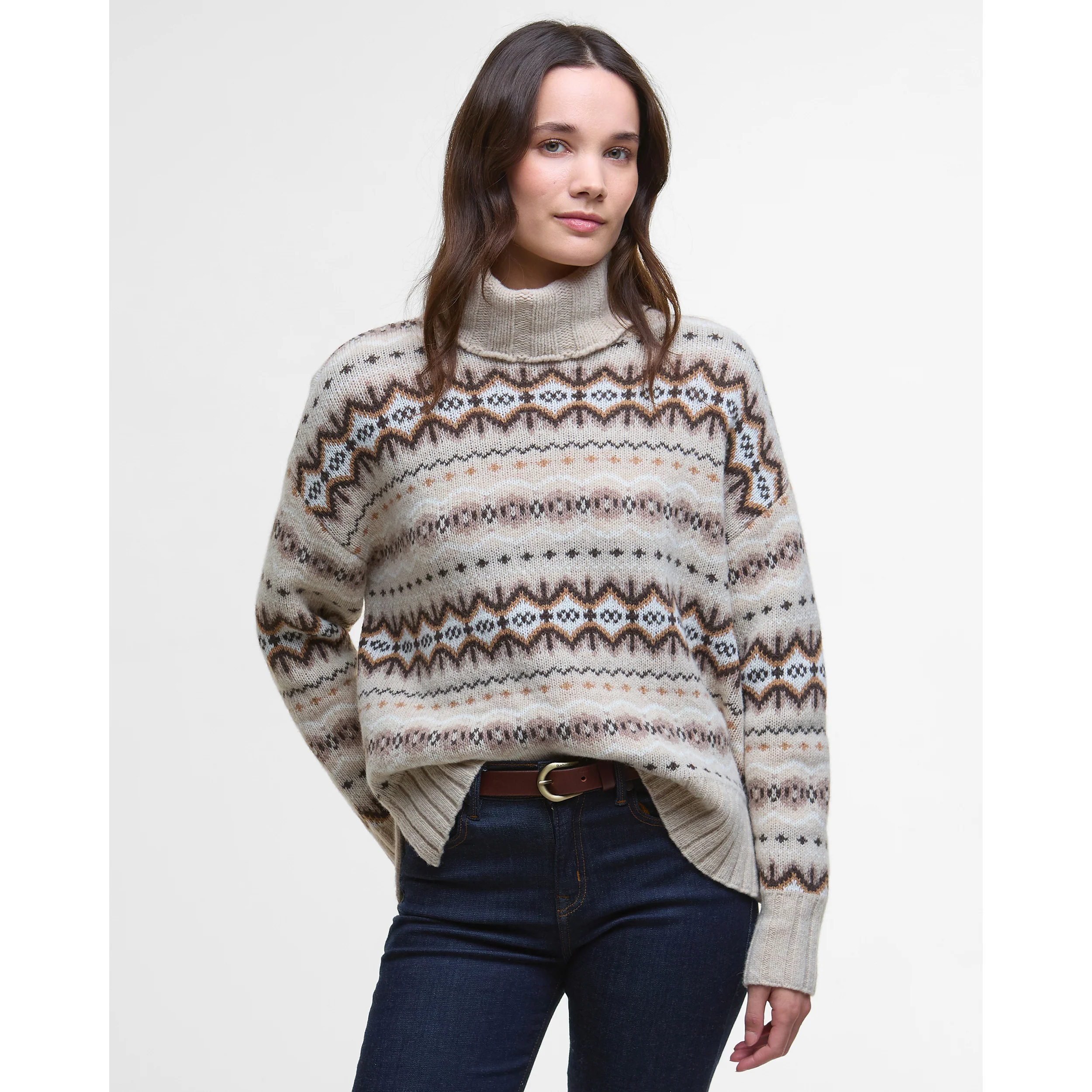 Helen Fair isle Roll-Neck Jumper - Image 22