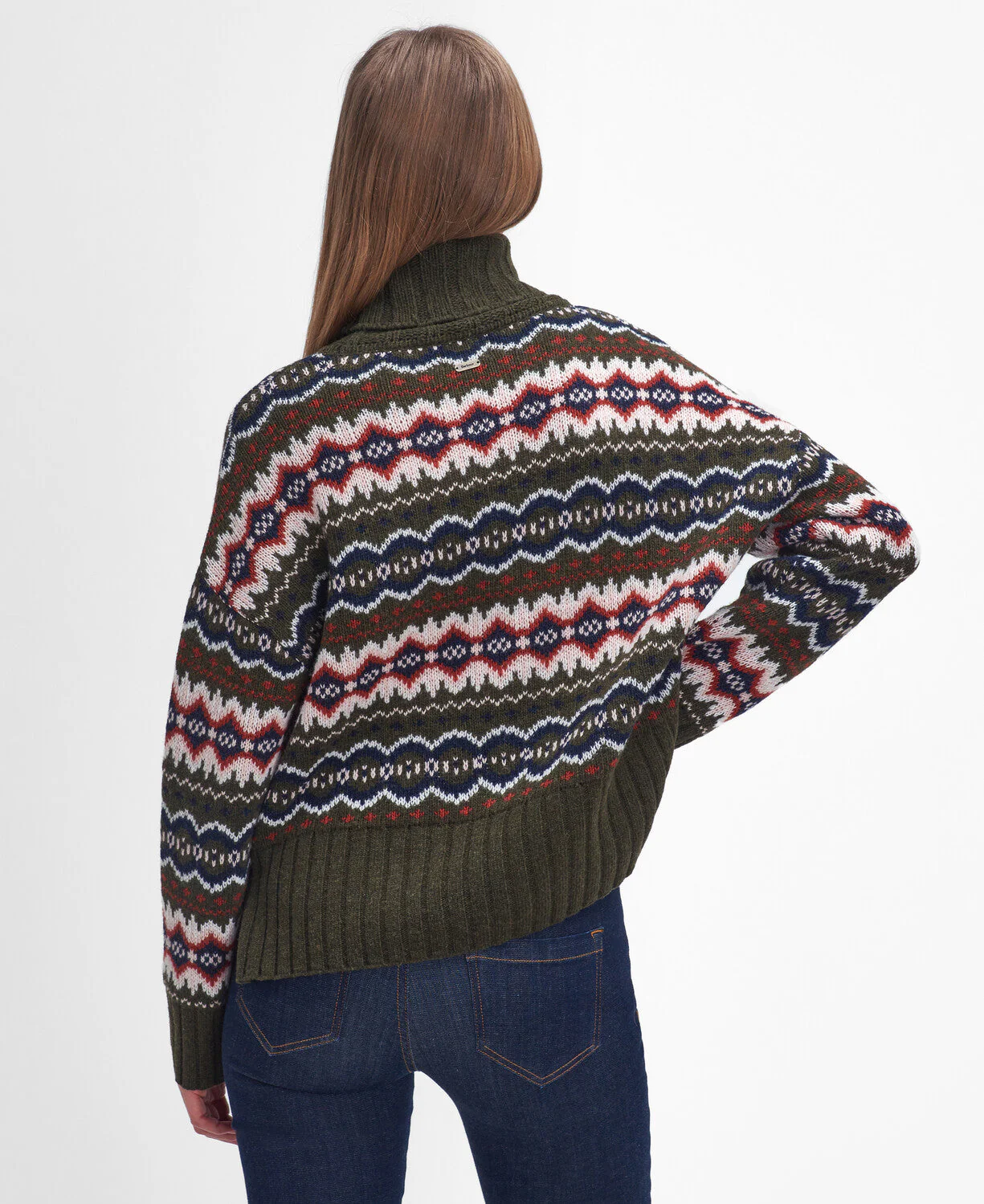 Helen Fair isle Roll-Neck Jumper - Image 4