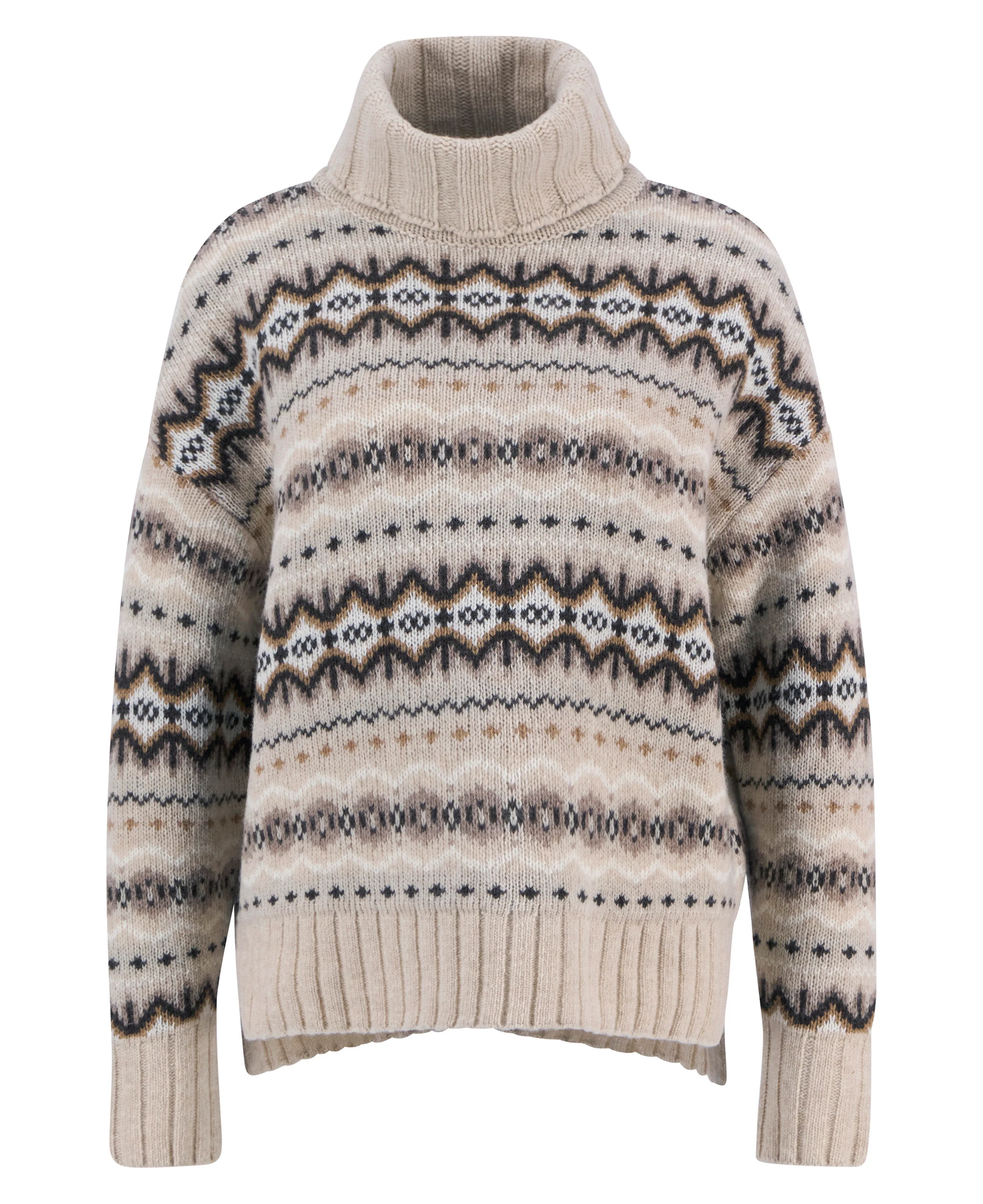 Helen Fair isle Roll-Neck Jumper - Image 9