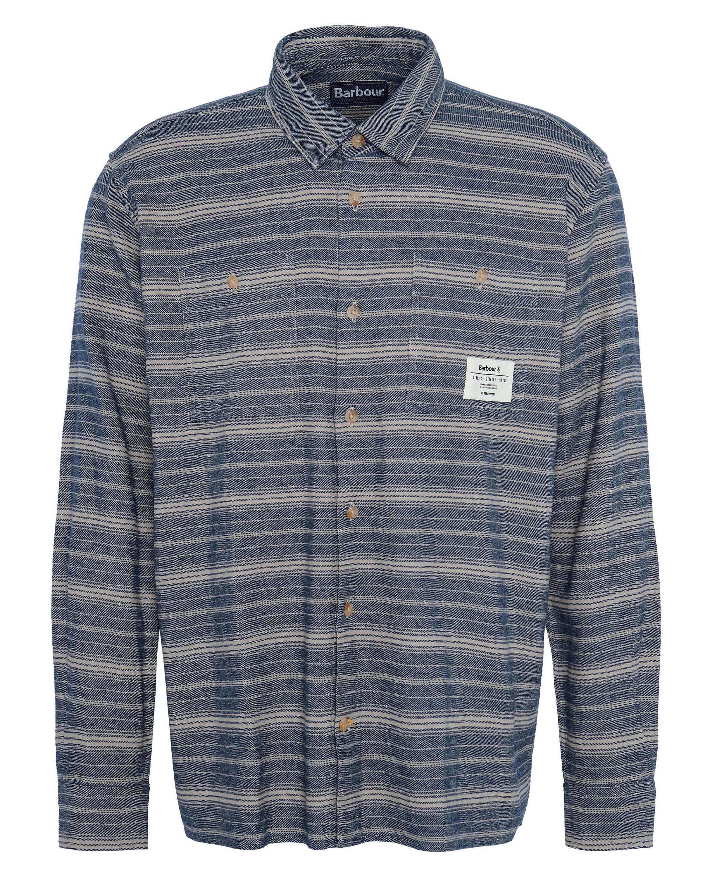 Hesleden Relaxed Fit Striped Shirt - Image 2
