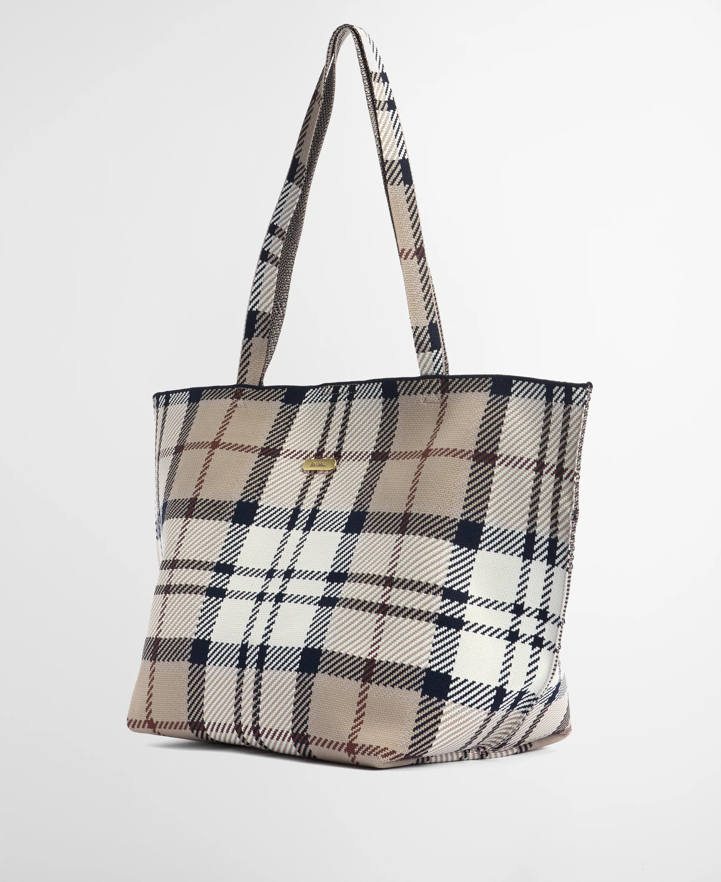 Layla Tartan Large Tote Bag - Rosewood Tartan - Image 11