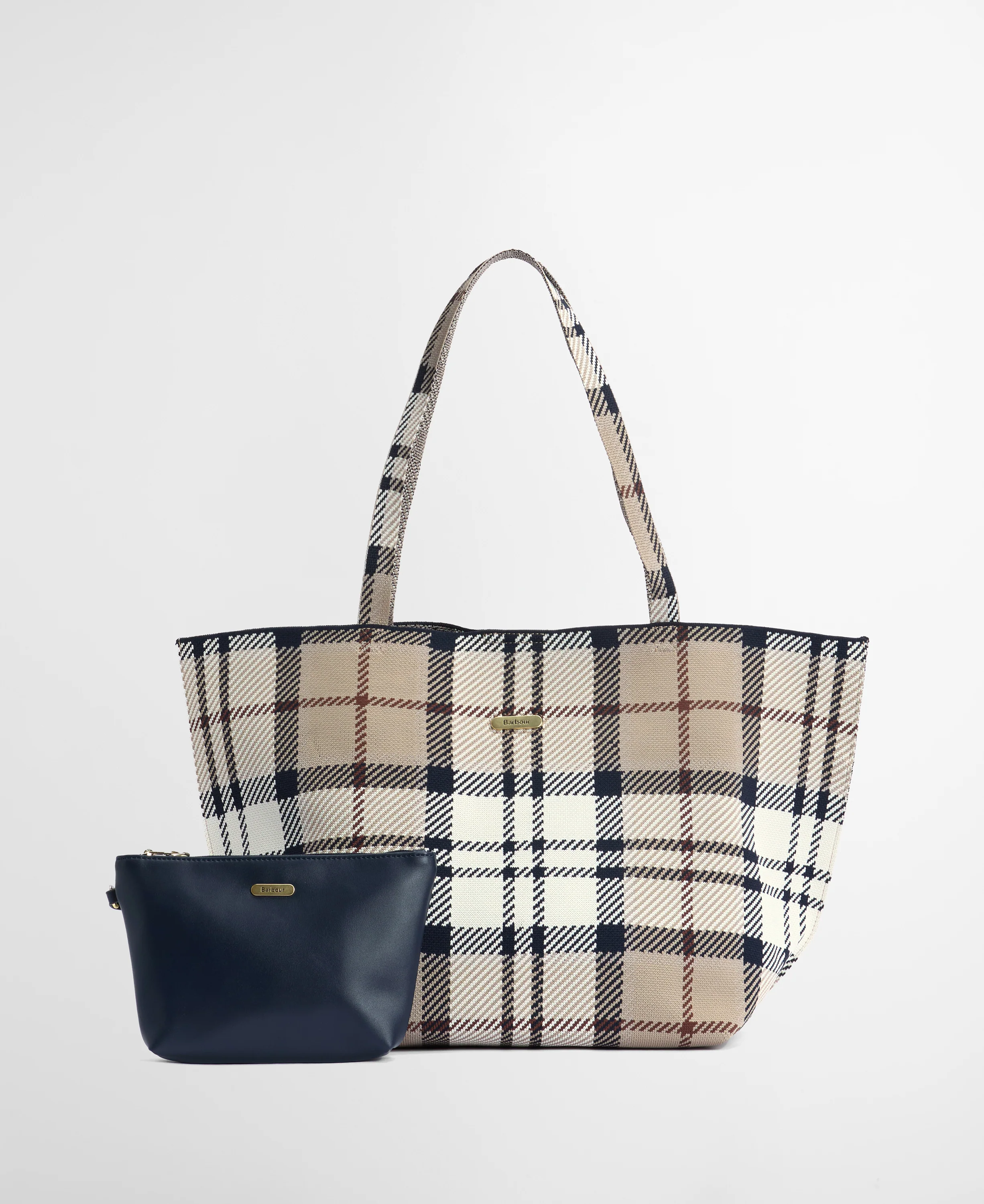 Layla Tartan Large Tote Bag - Rosewood Tartan - Image 13