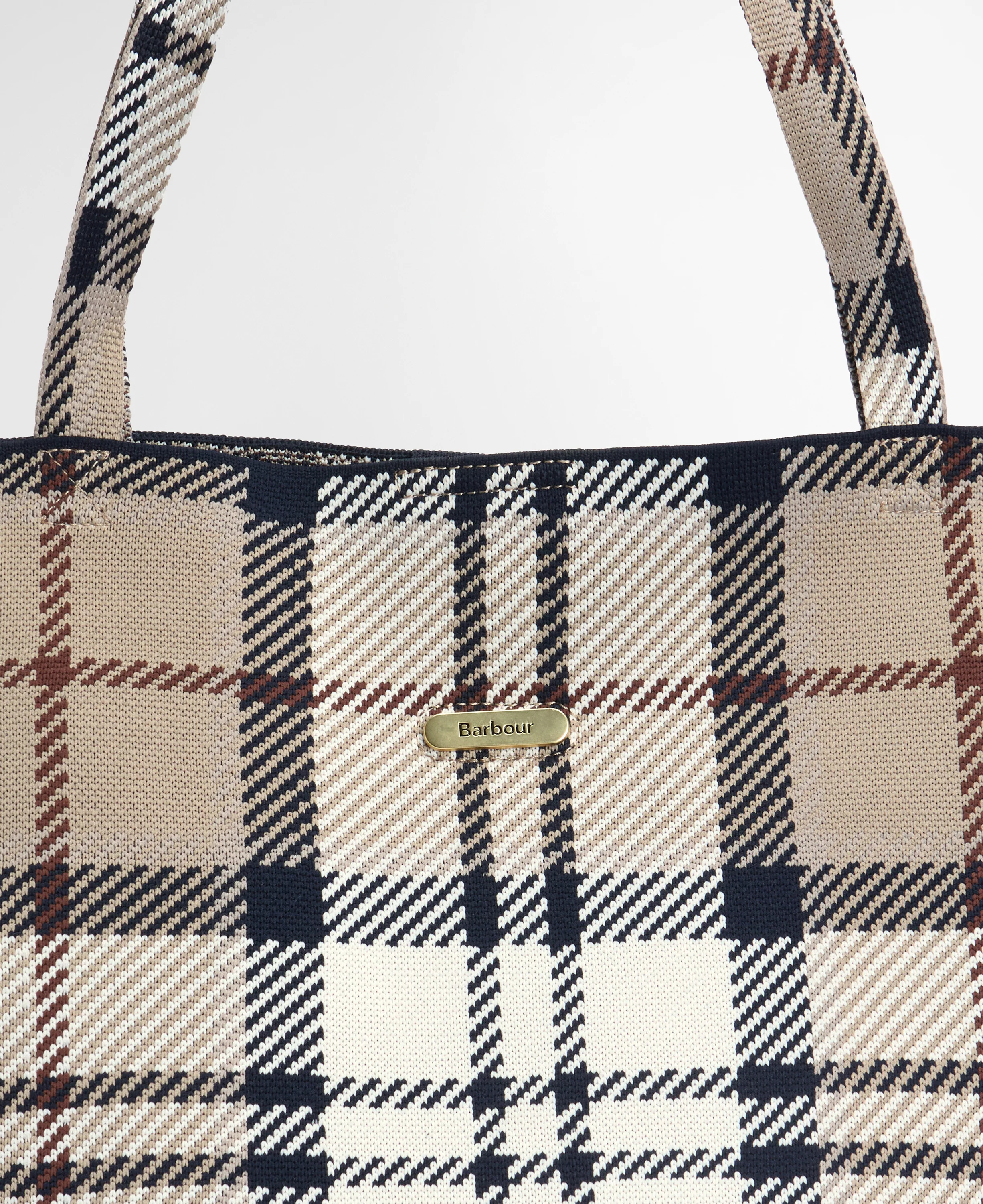 Layla Tartan Large Tote Bag - Rosewood Tartan - Image 7
