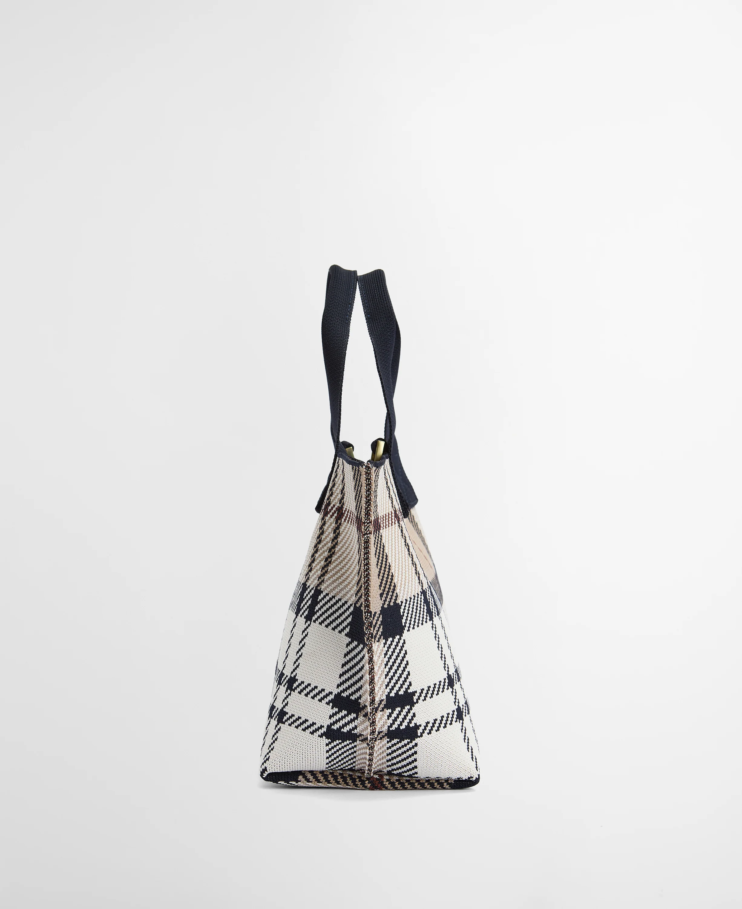 Barbour Layla Tartan Mini Tote Bag - Rosewood Tartan - Image 6