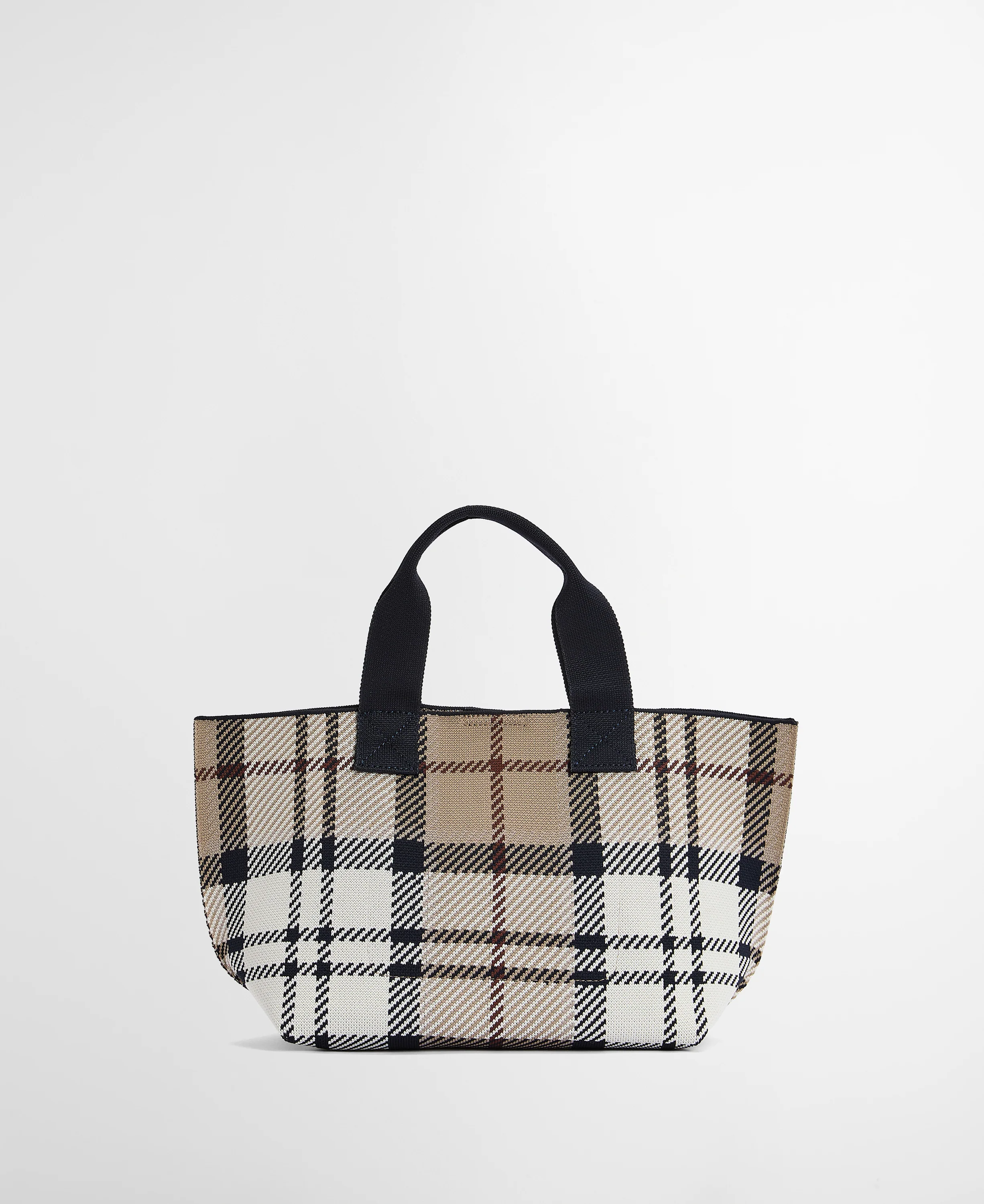 Barbour Layla Tartan Mini Tote Bag - Rosewood Tartan - Image 9