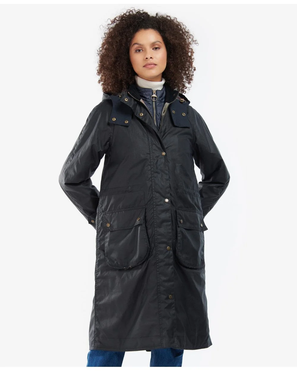 Long Cannich Wax Jacket - Image 20