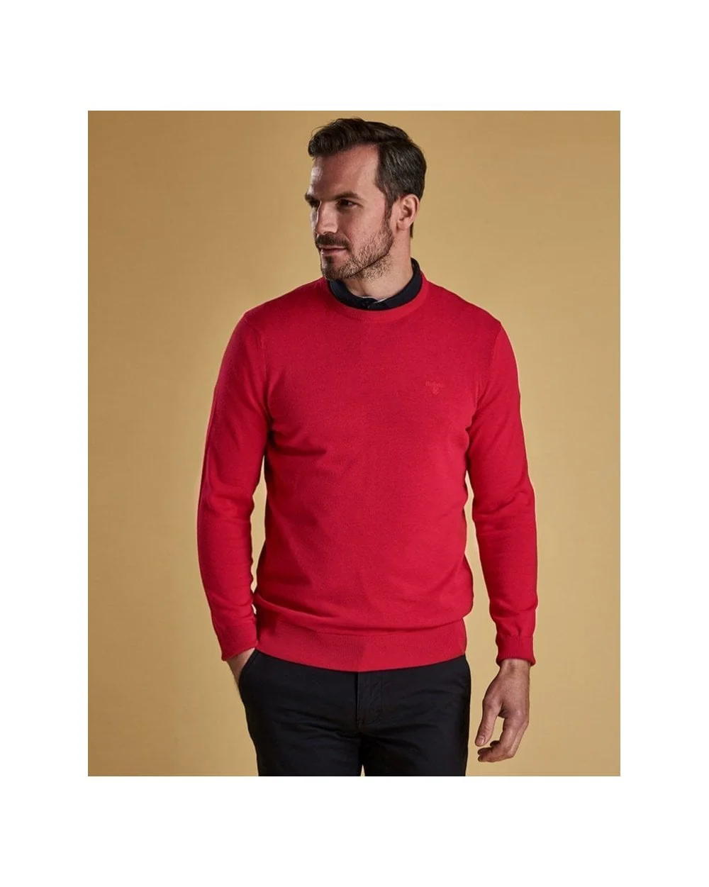 Mens Light Cotton Crew - Image 3